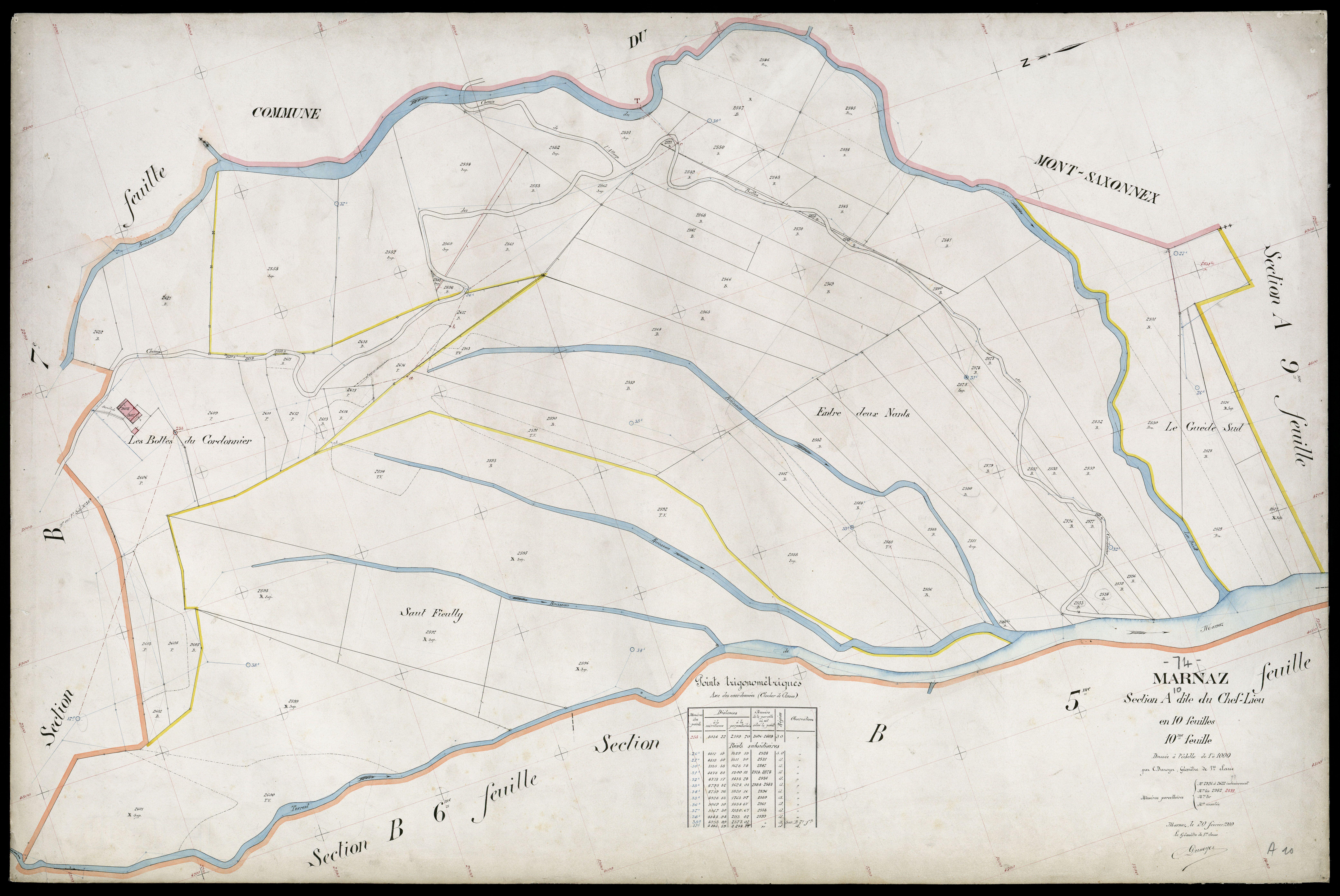 Section B : l'Etoile - 1910