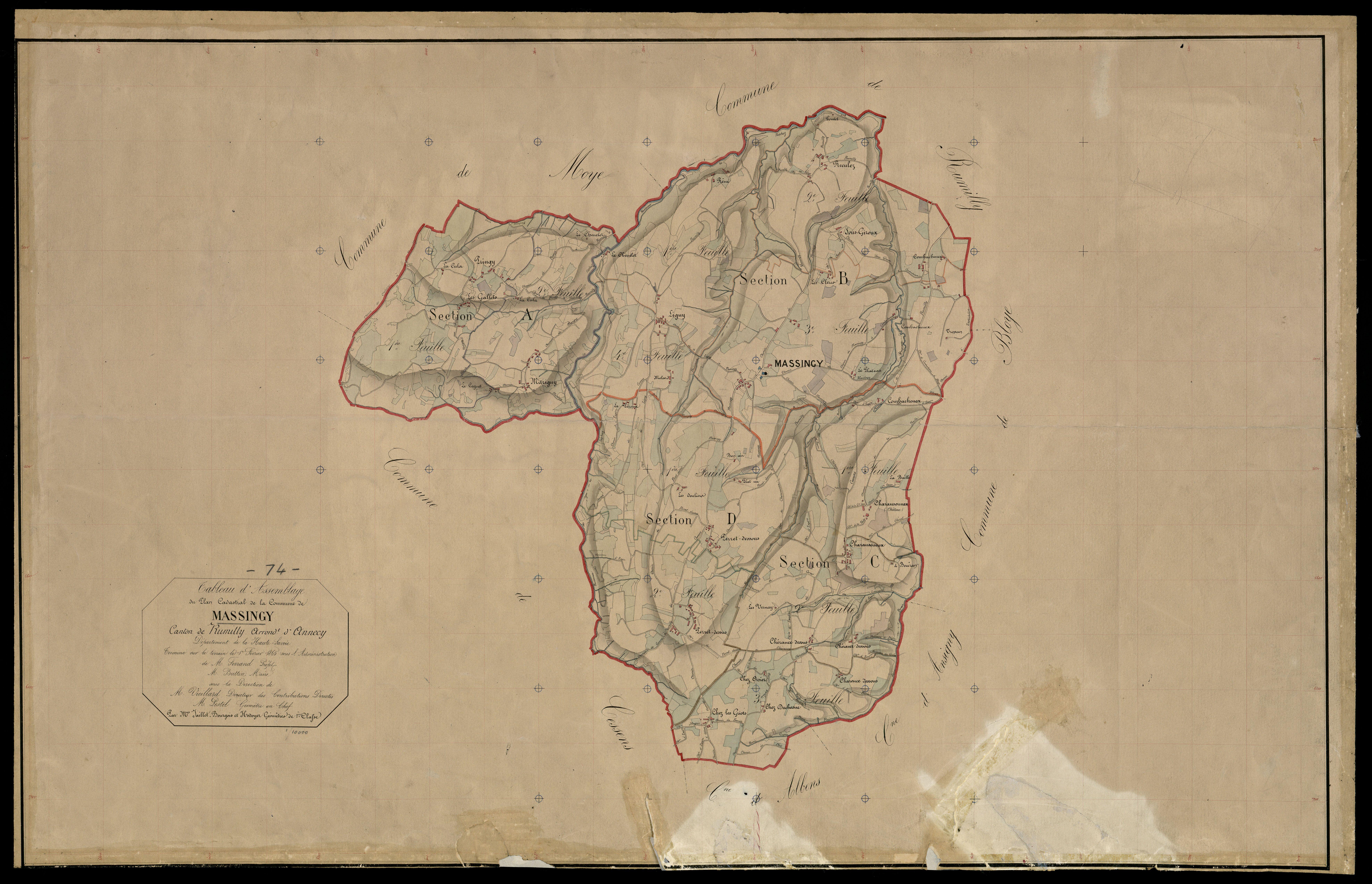 Plan parcellaire - 1864