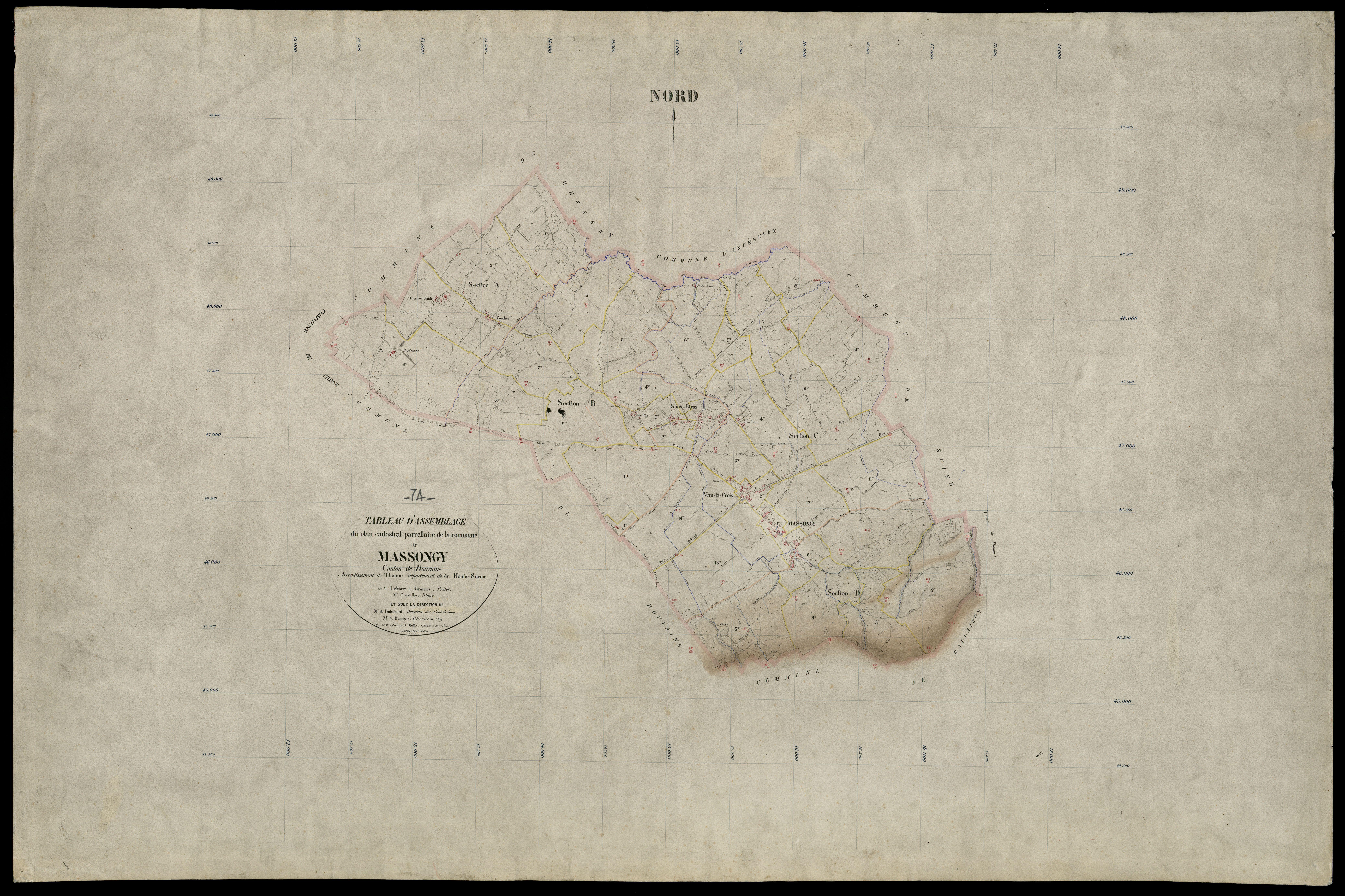 Plan parcellaire - 1881