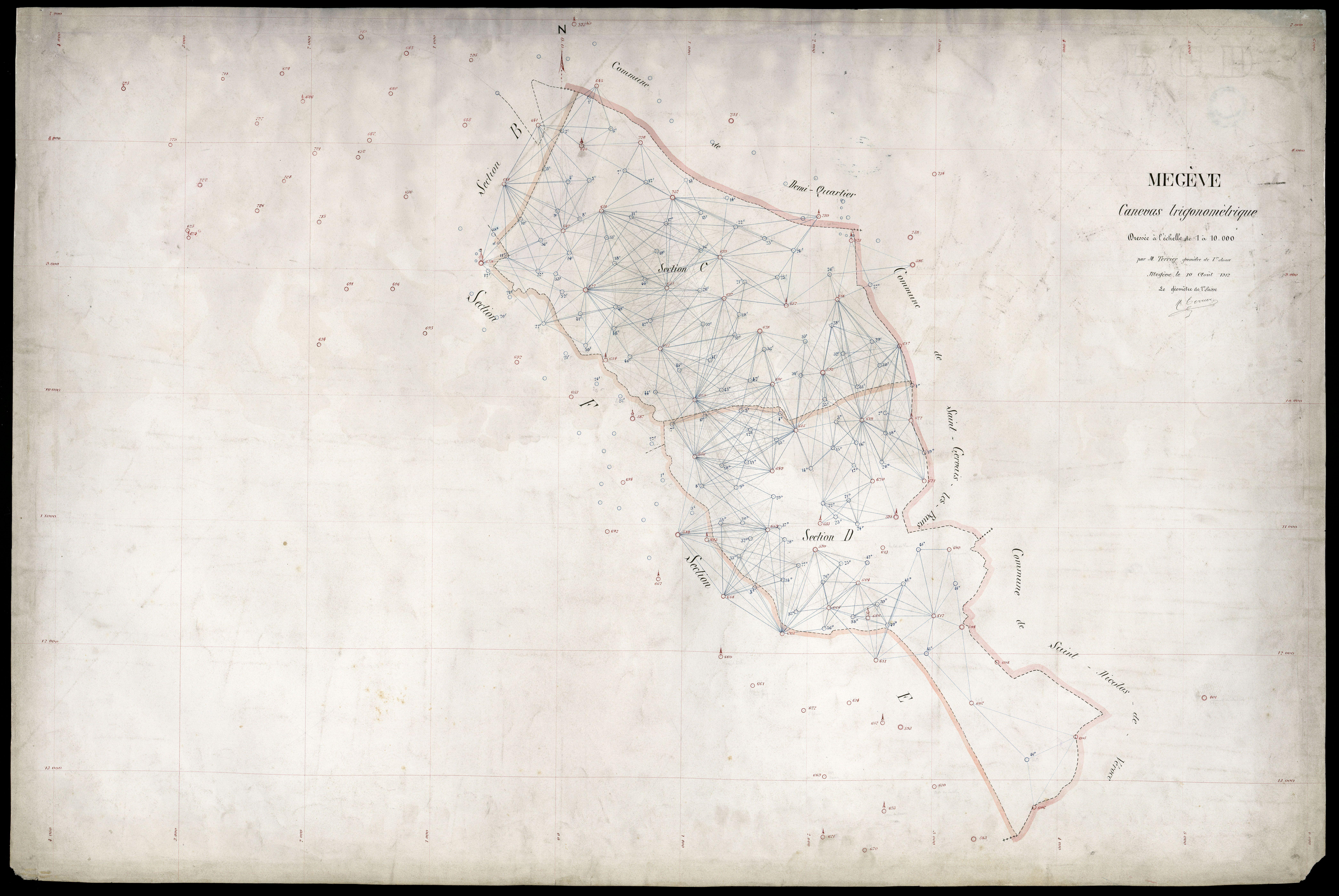 Sections E et F - 1912
