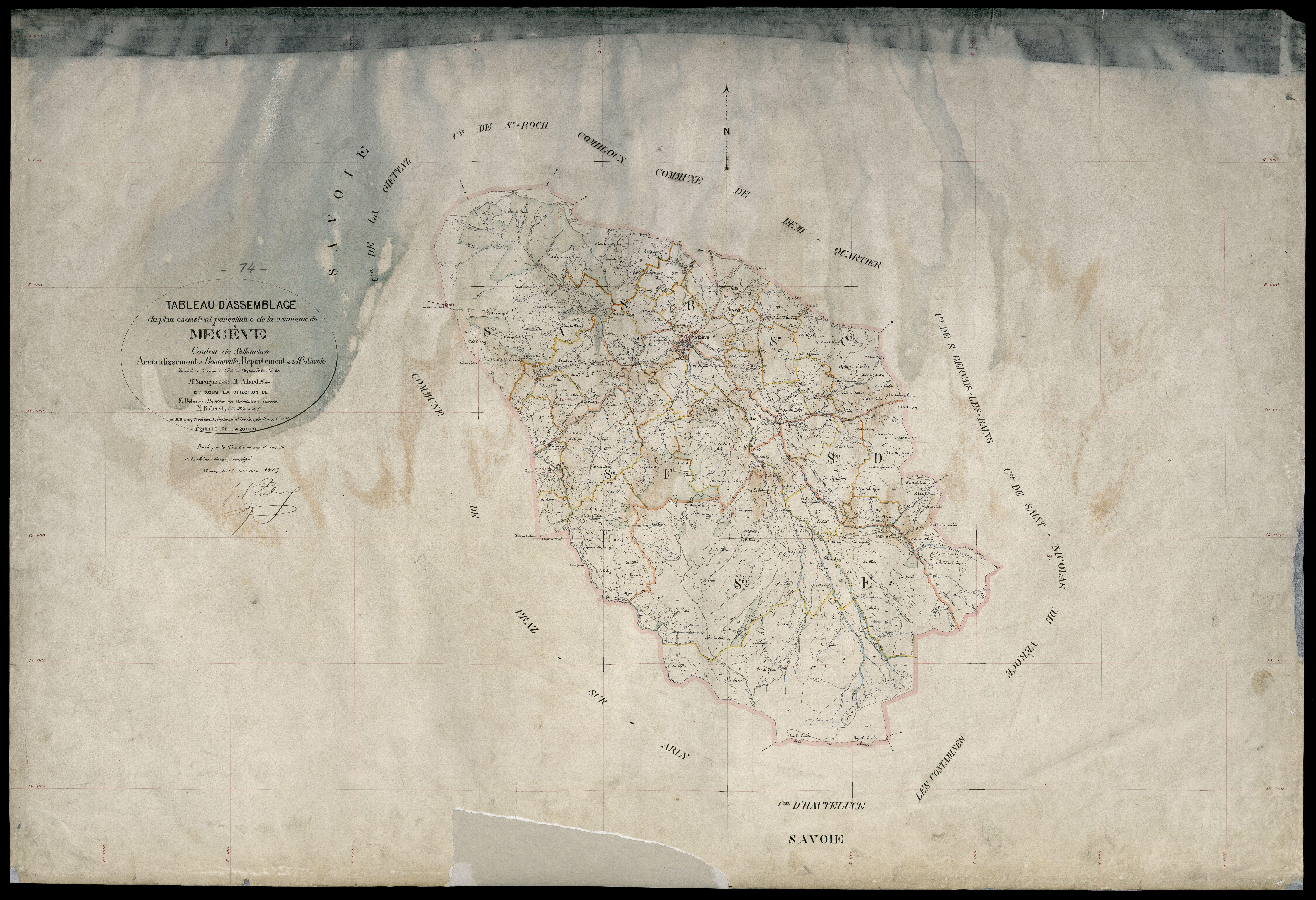 Plan parcellaire - 1912
