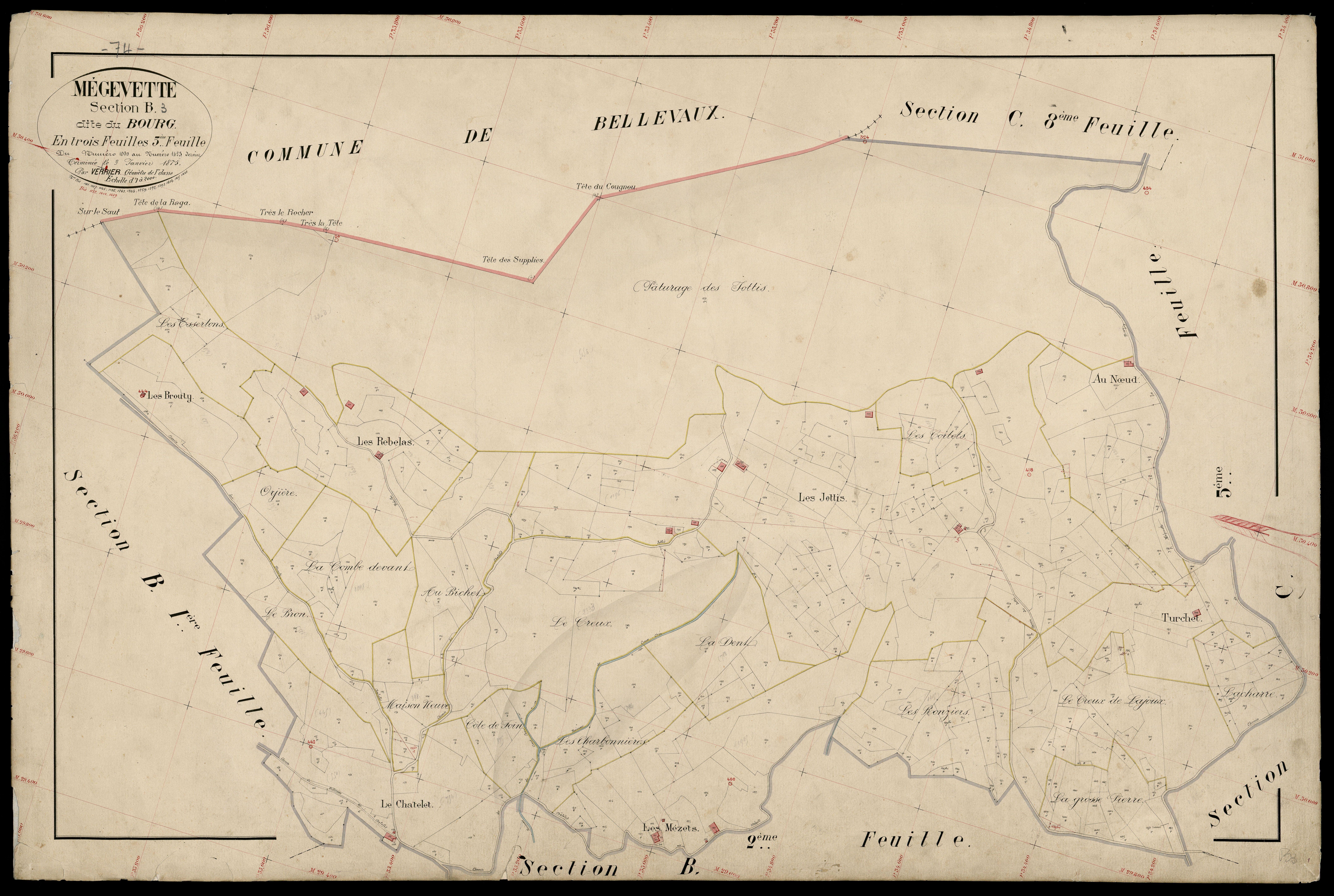 Section C : Les Formets - 1873-1875