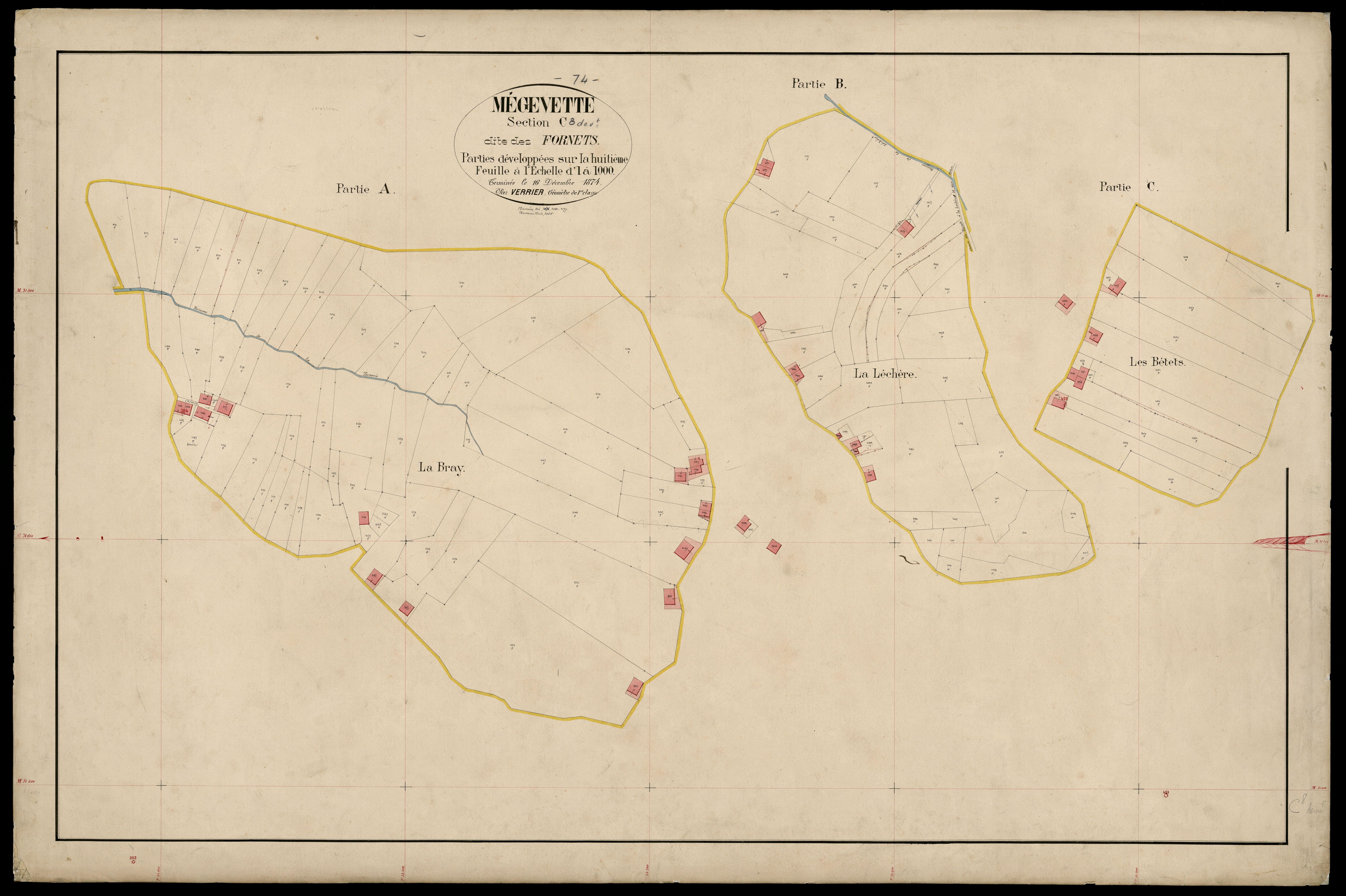 Section D : Chef-lieu - 1874