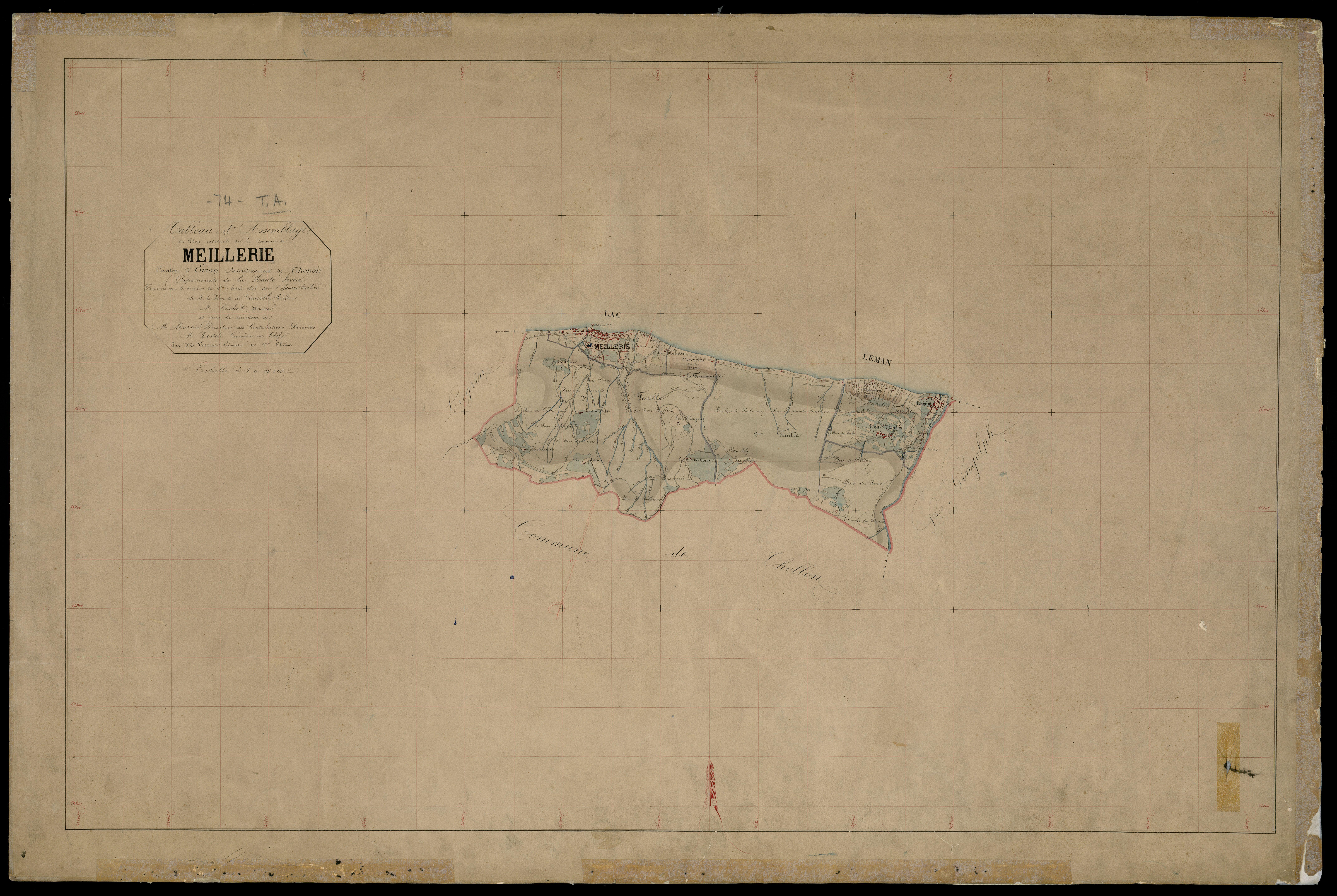 Plan parcellaire - 1868