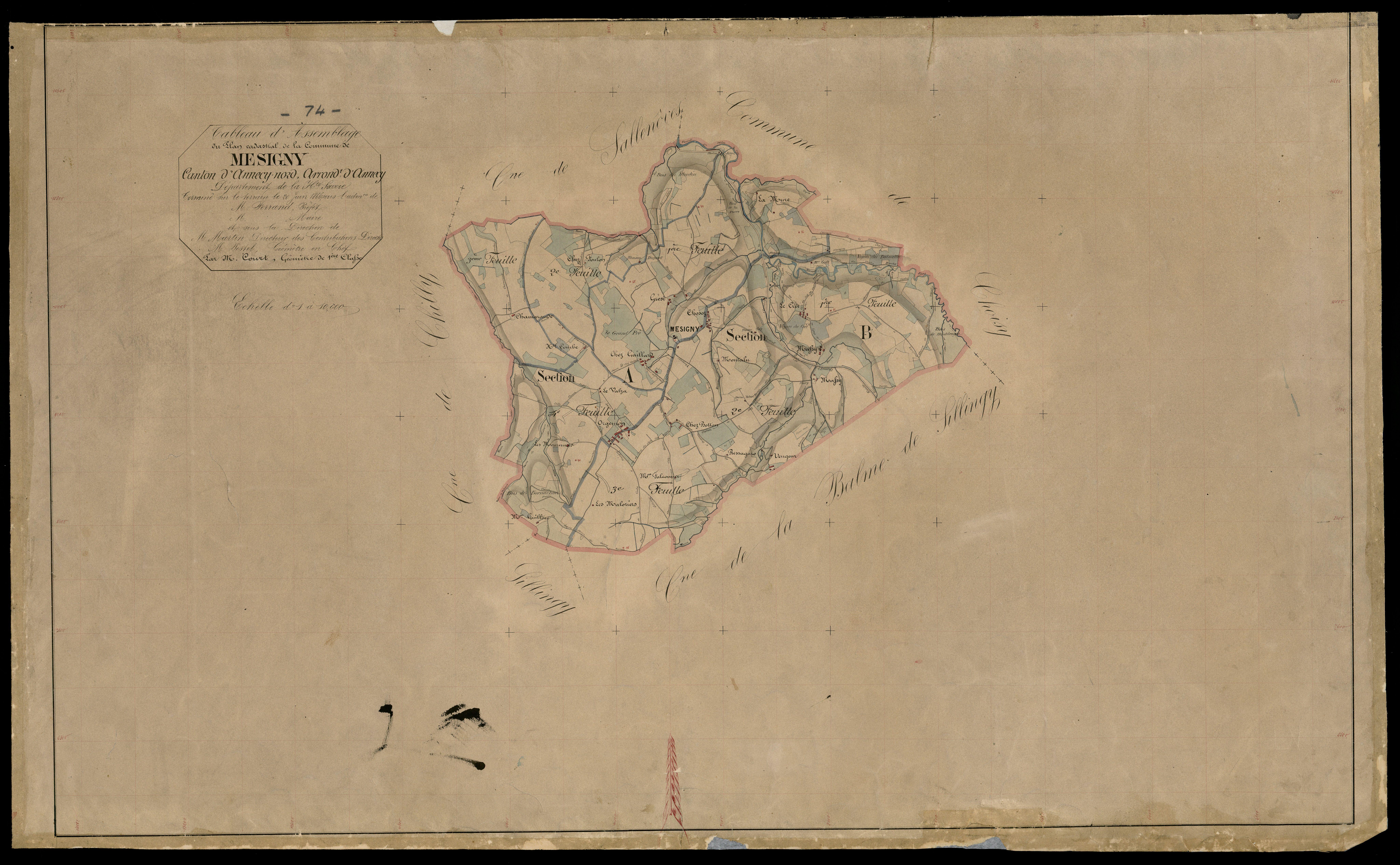 Plan parcellaire - 1866