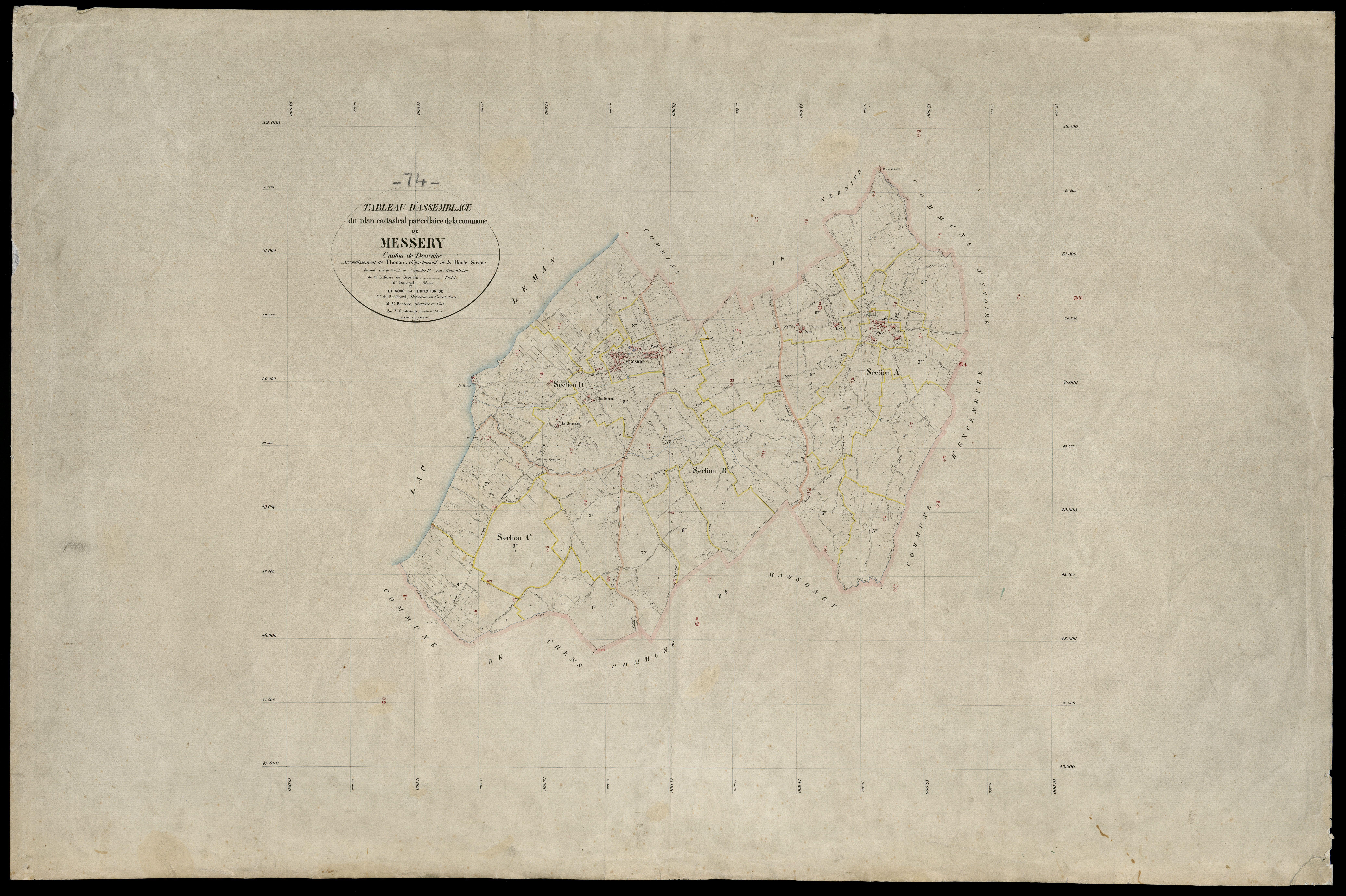 Plan parcellaire - 1878-1879