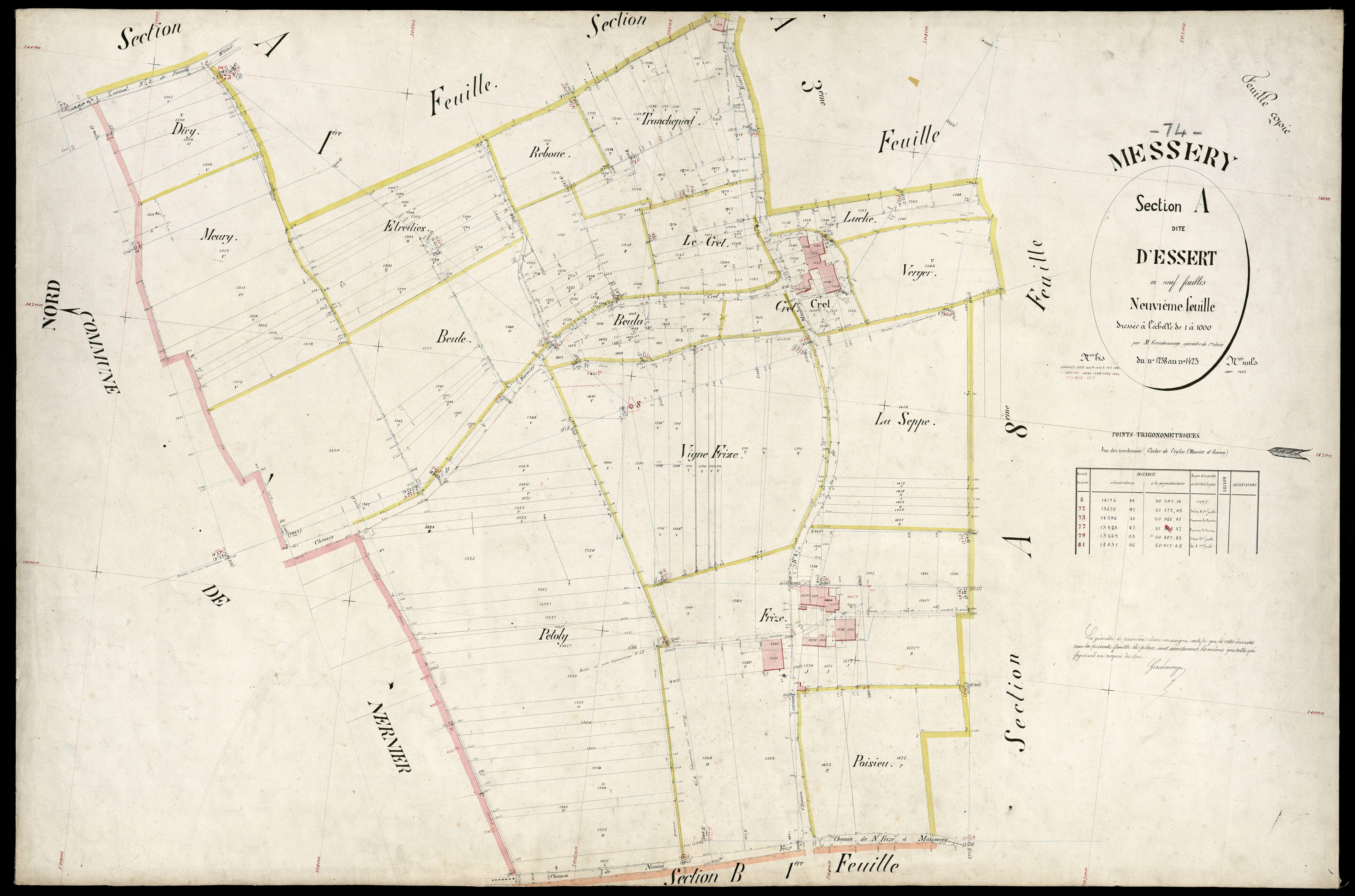 Section B : L'Ate - 1878-1879