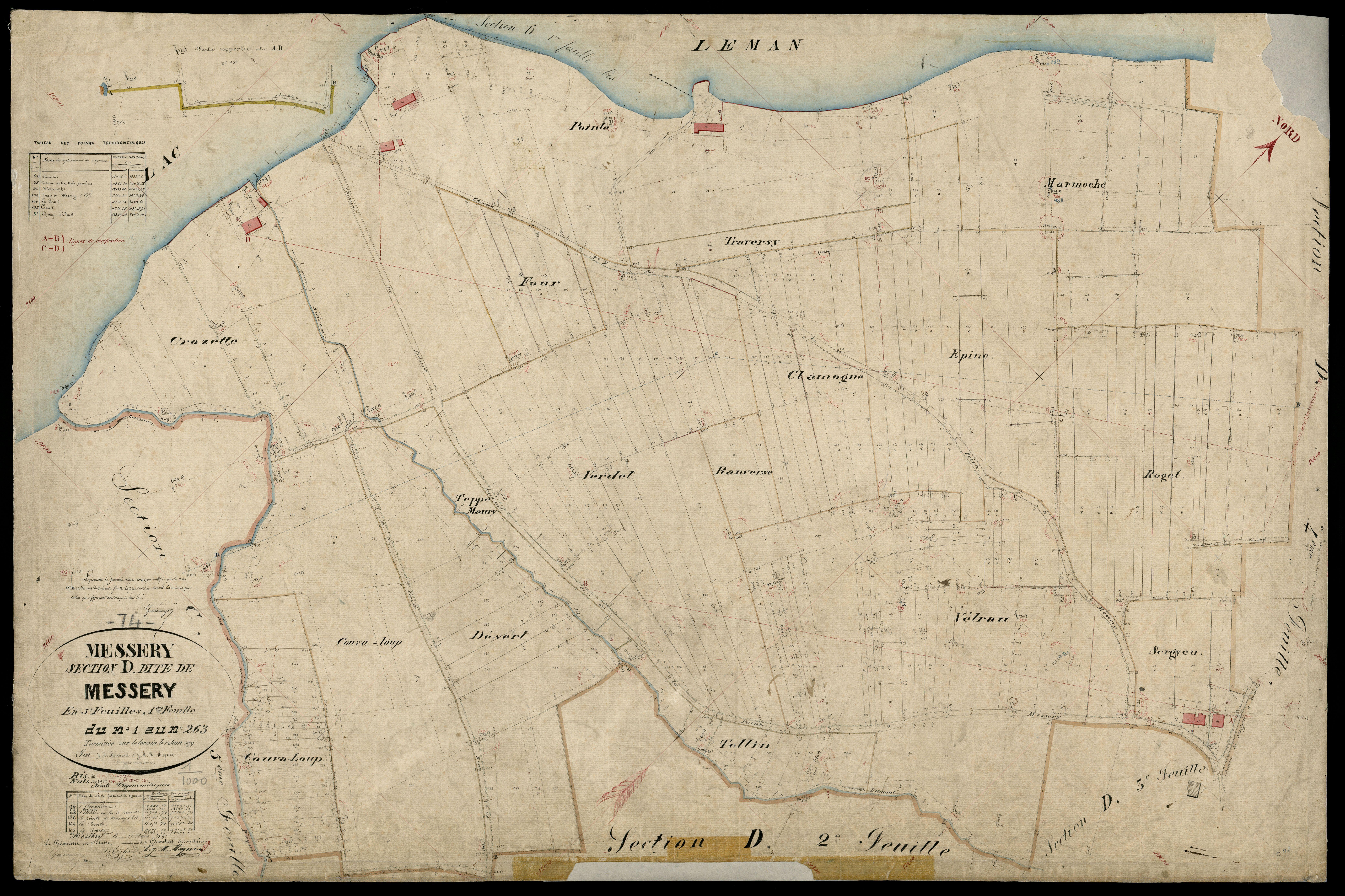 3 P 3 6032 - Feuille n° 1 bis - 1er juillet 1879
