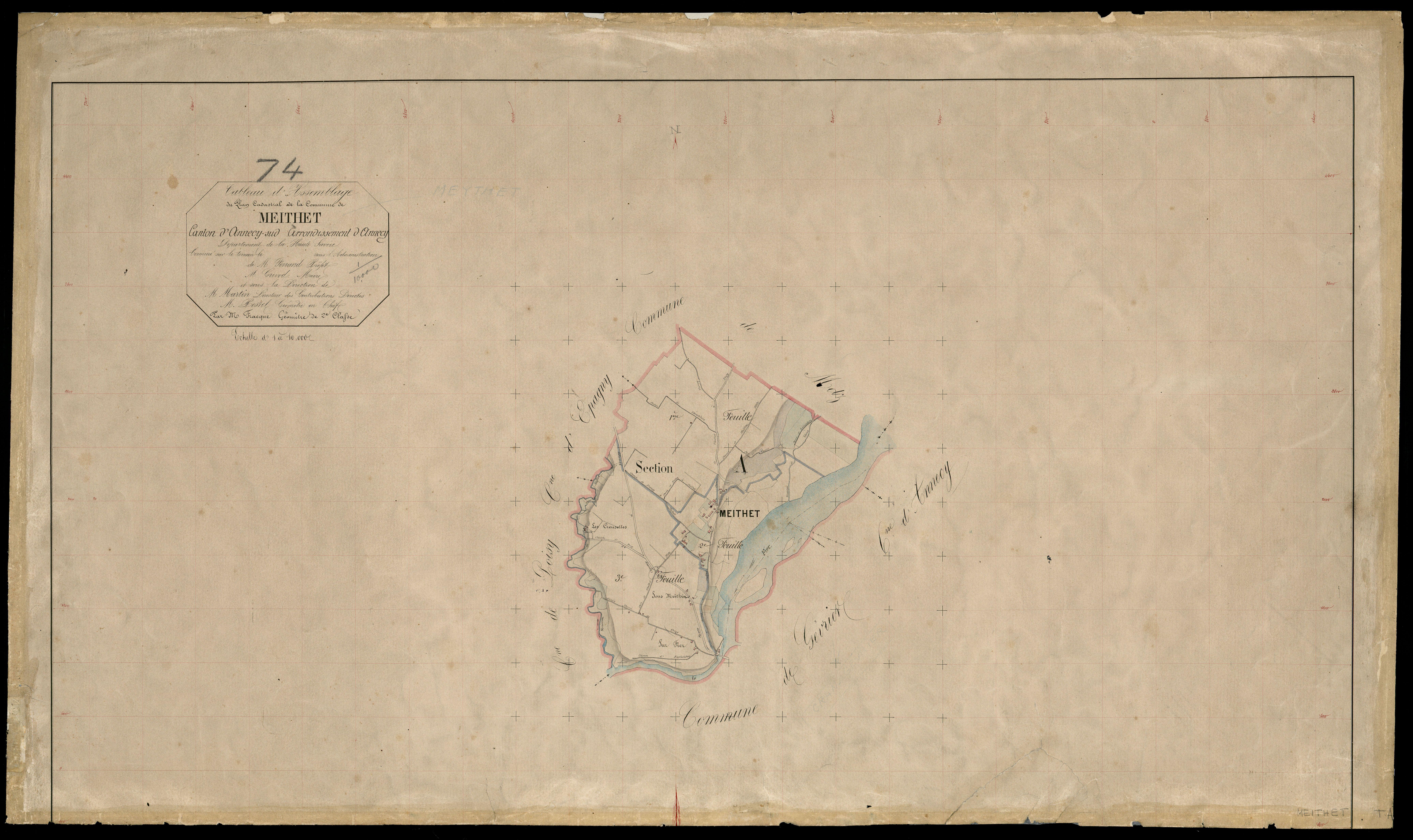 Plan parcellaire - 1865