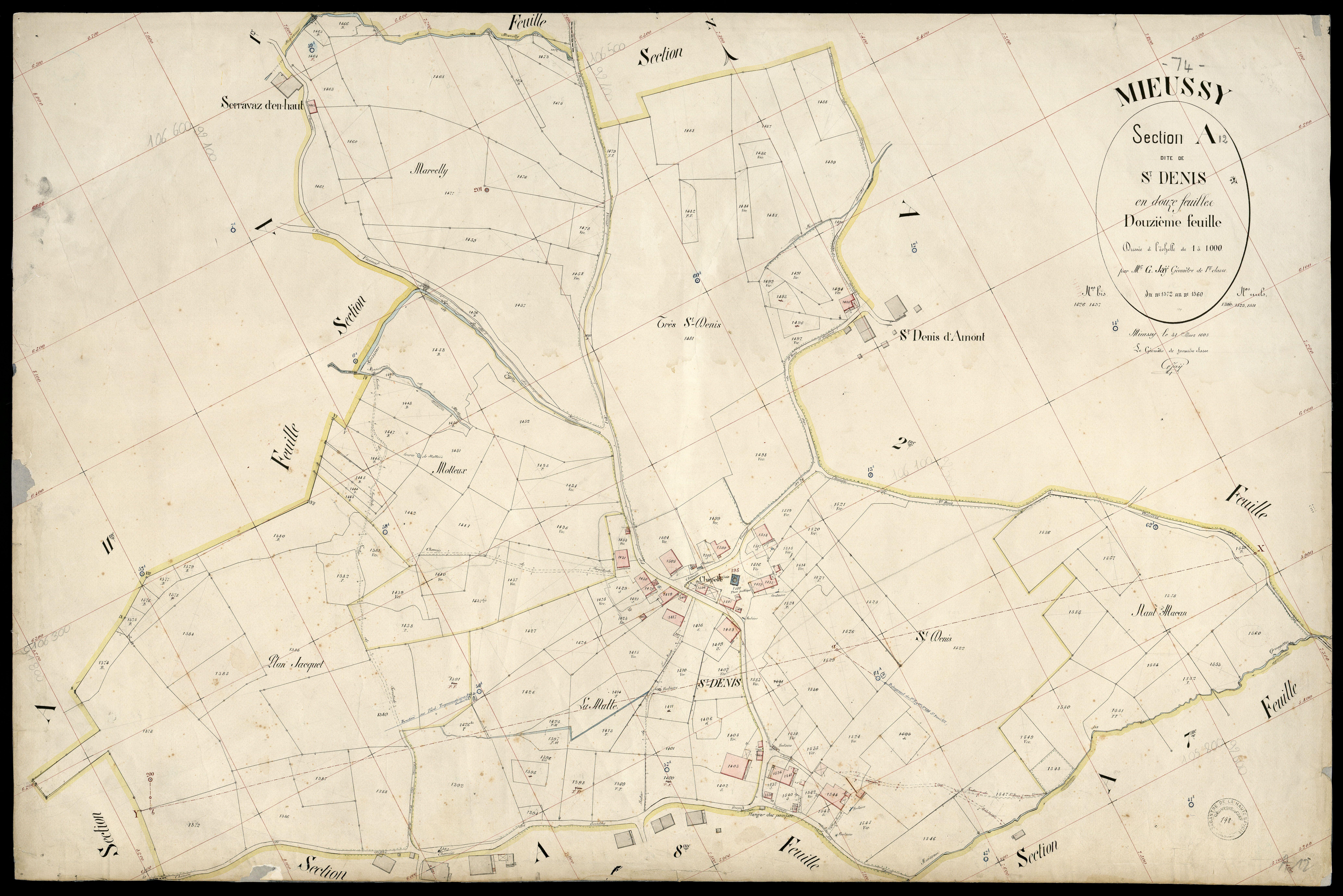 Section B : Haute Pointe - 1903