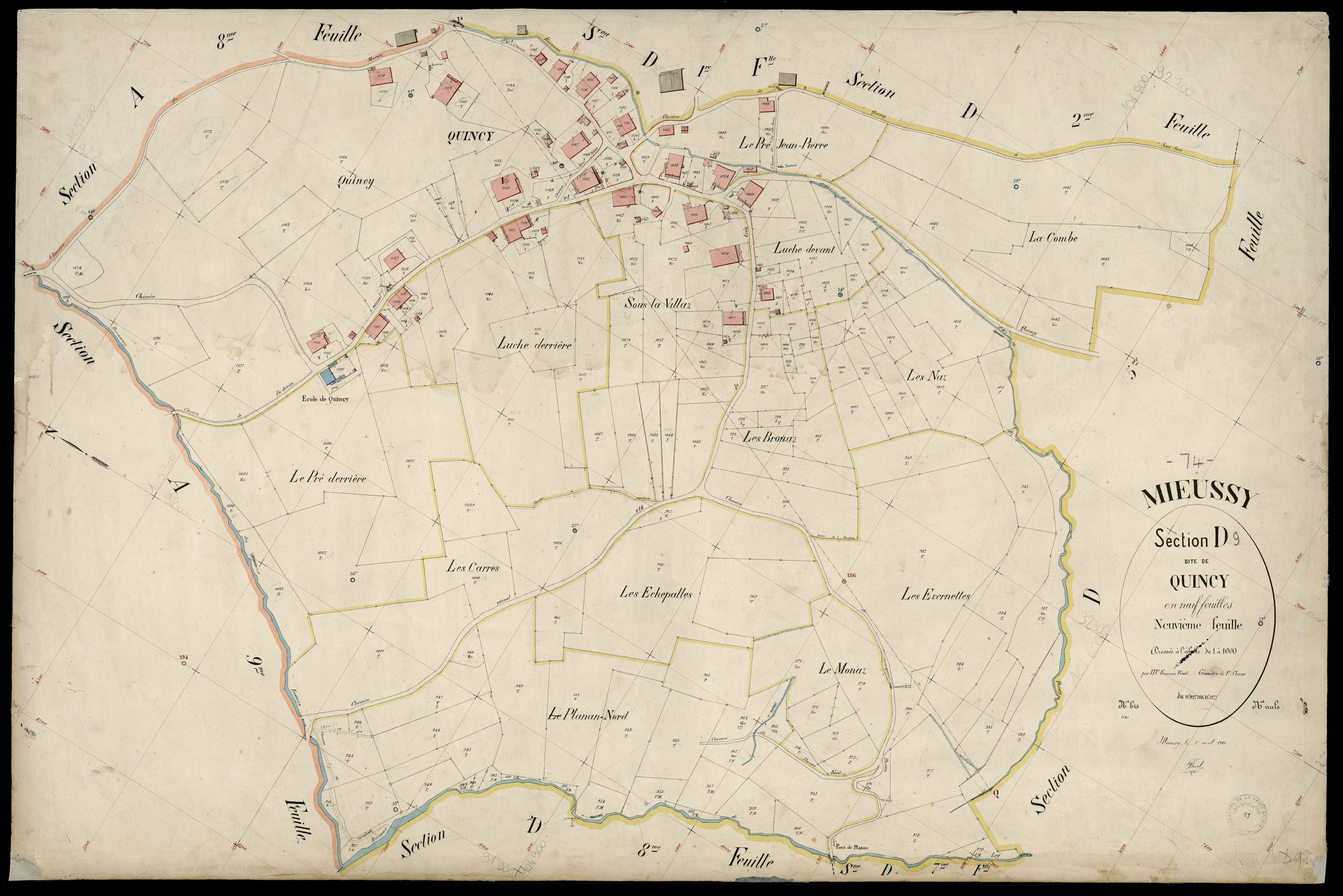 Section E : Anthon - 1903