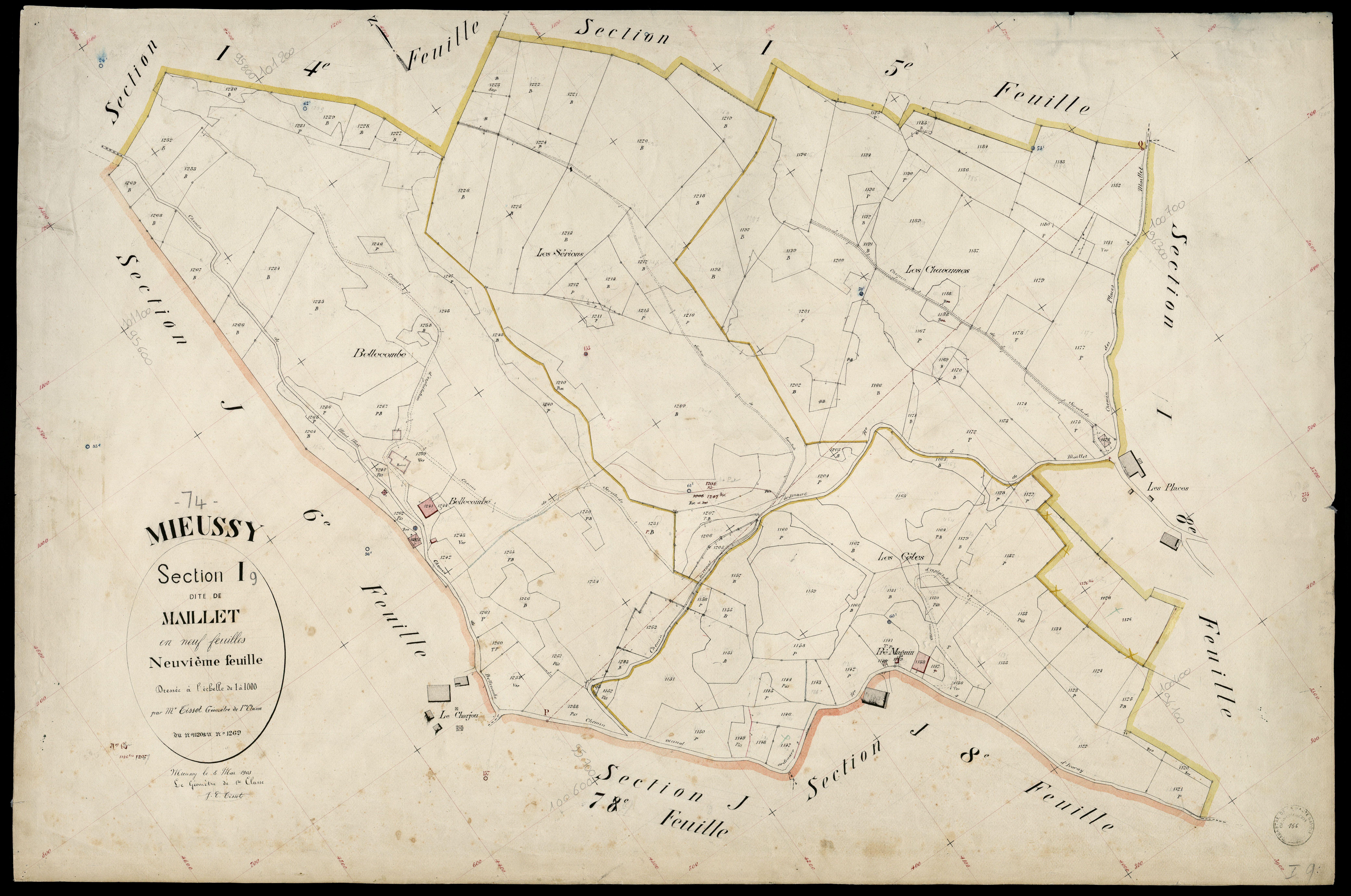 Section J : Ivoray - 1903