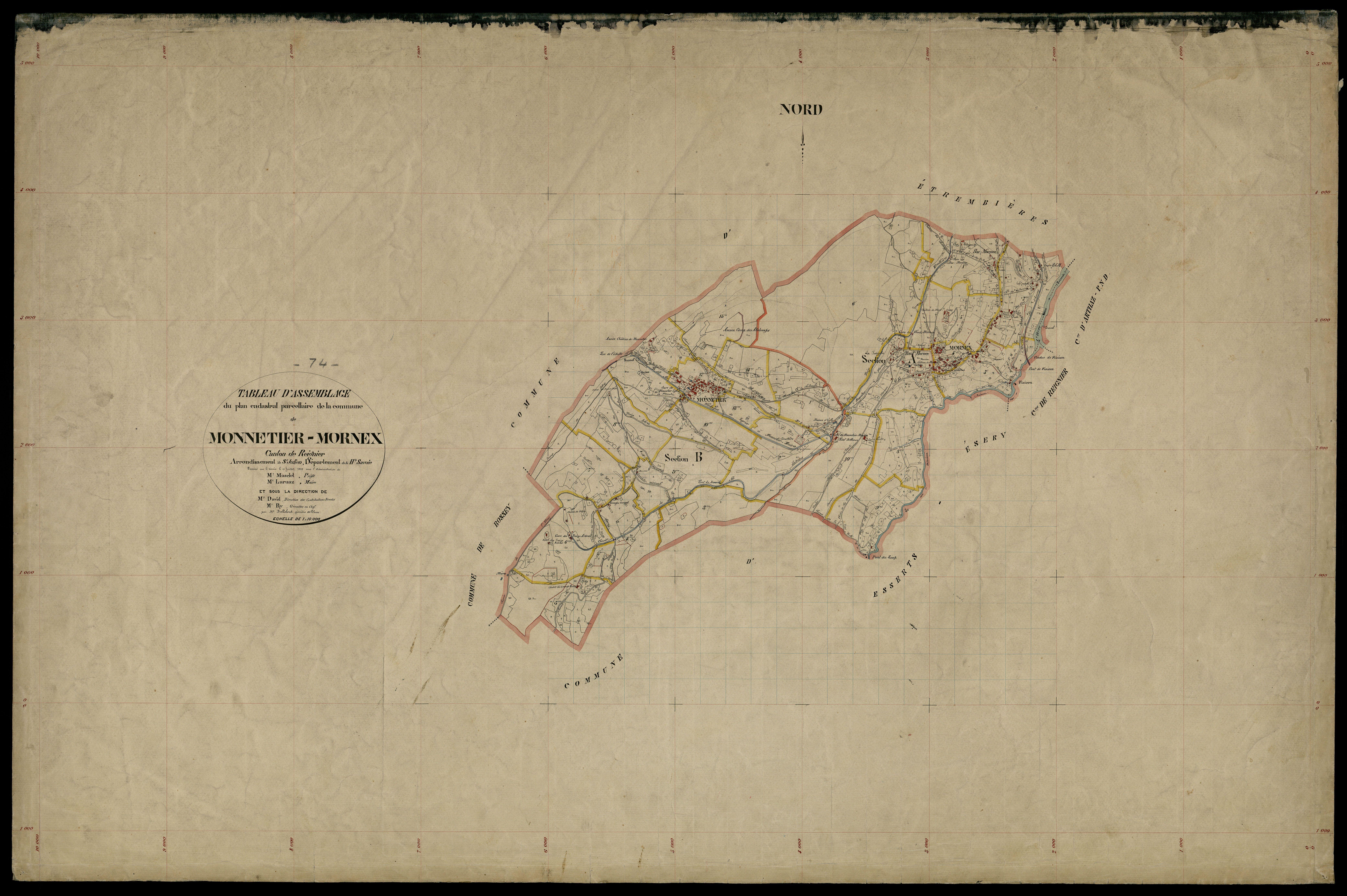Plan parcellaire - 1895