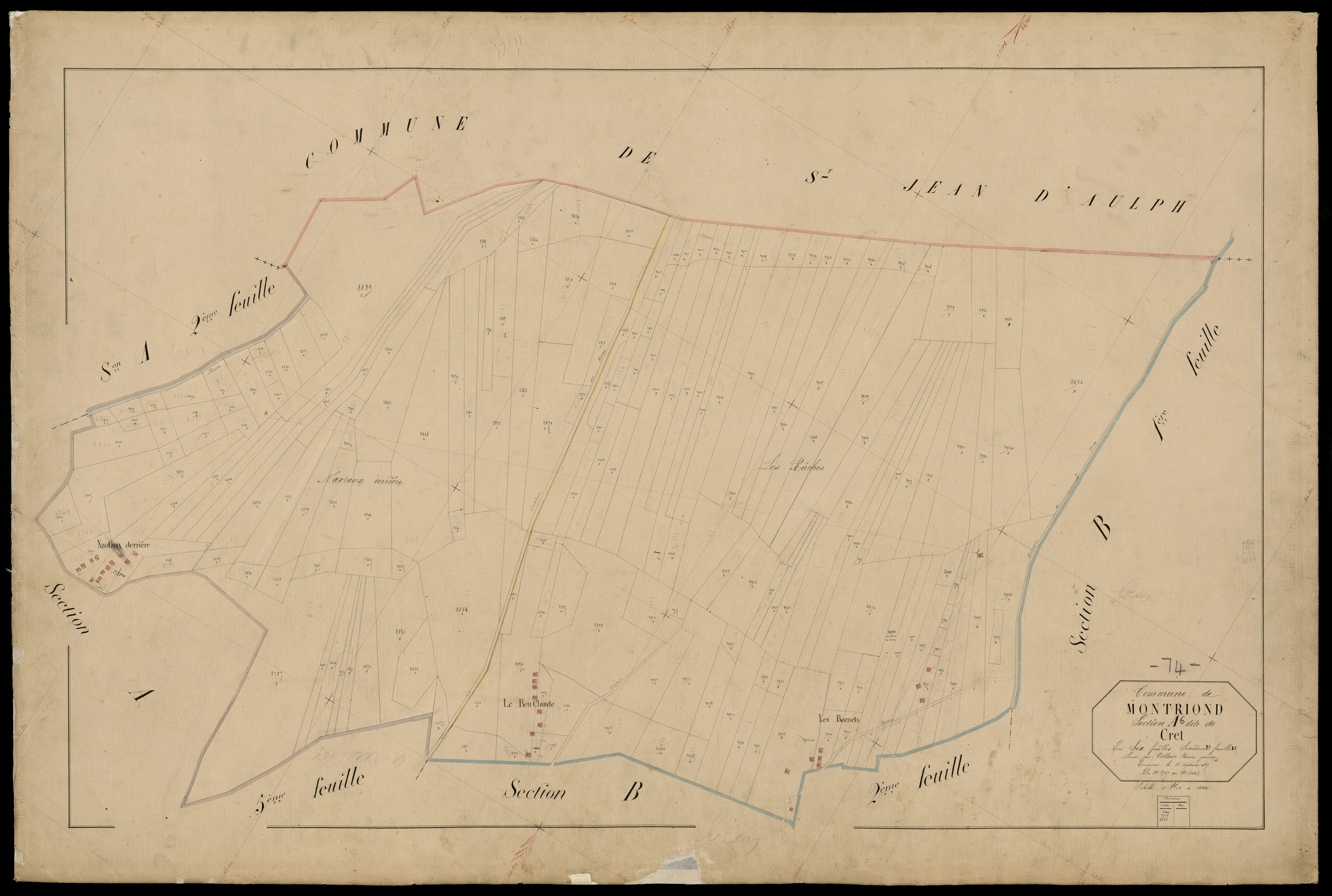 Section B : Le Lavanchy - 1859-1868