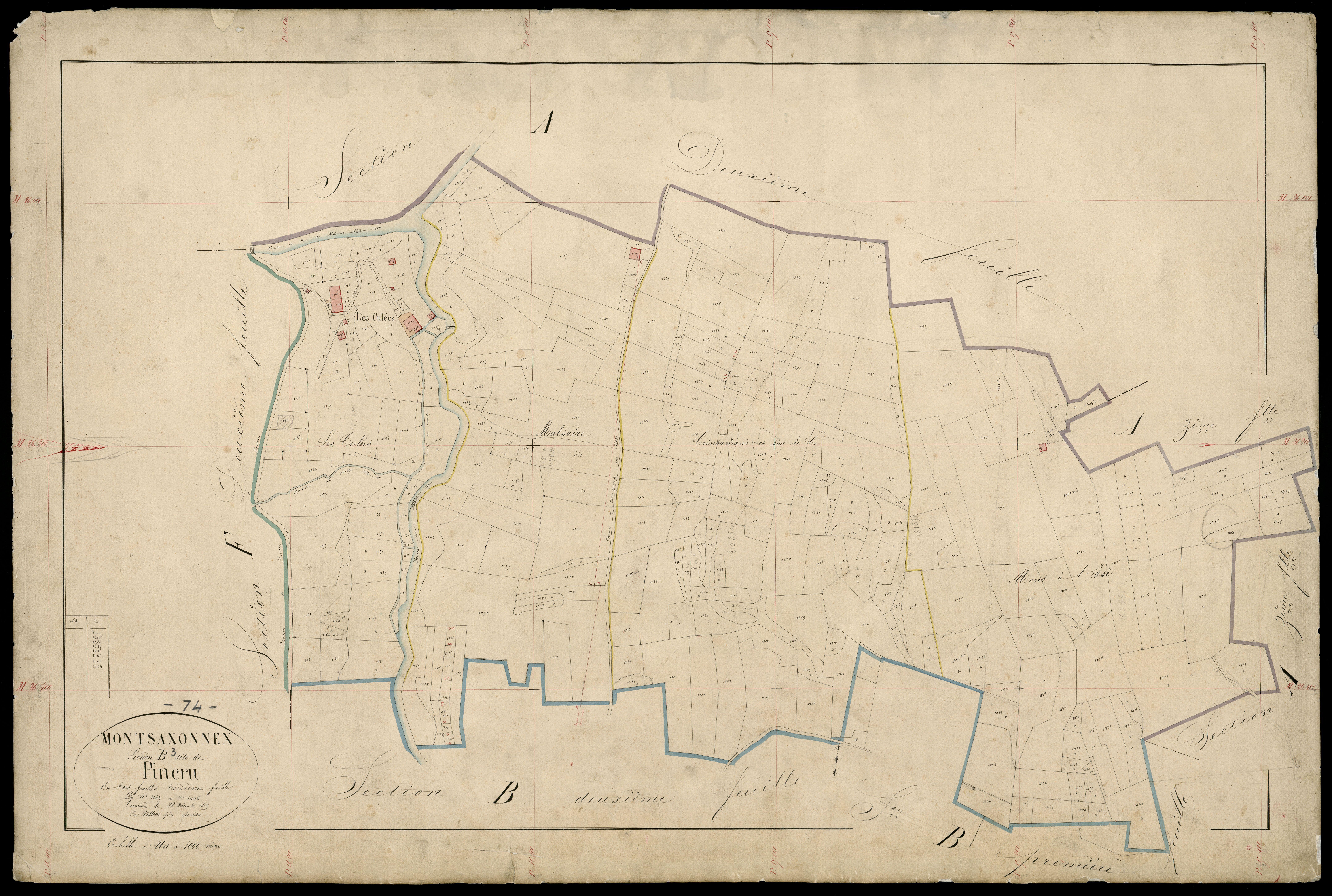 Section C : Bourgeal - 1869