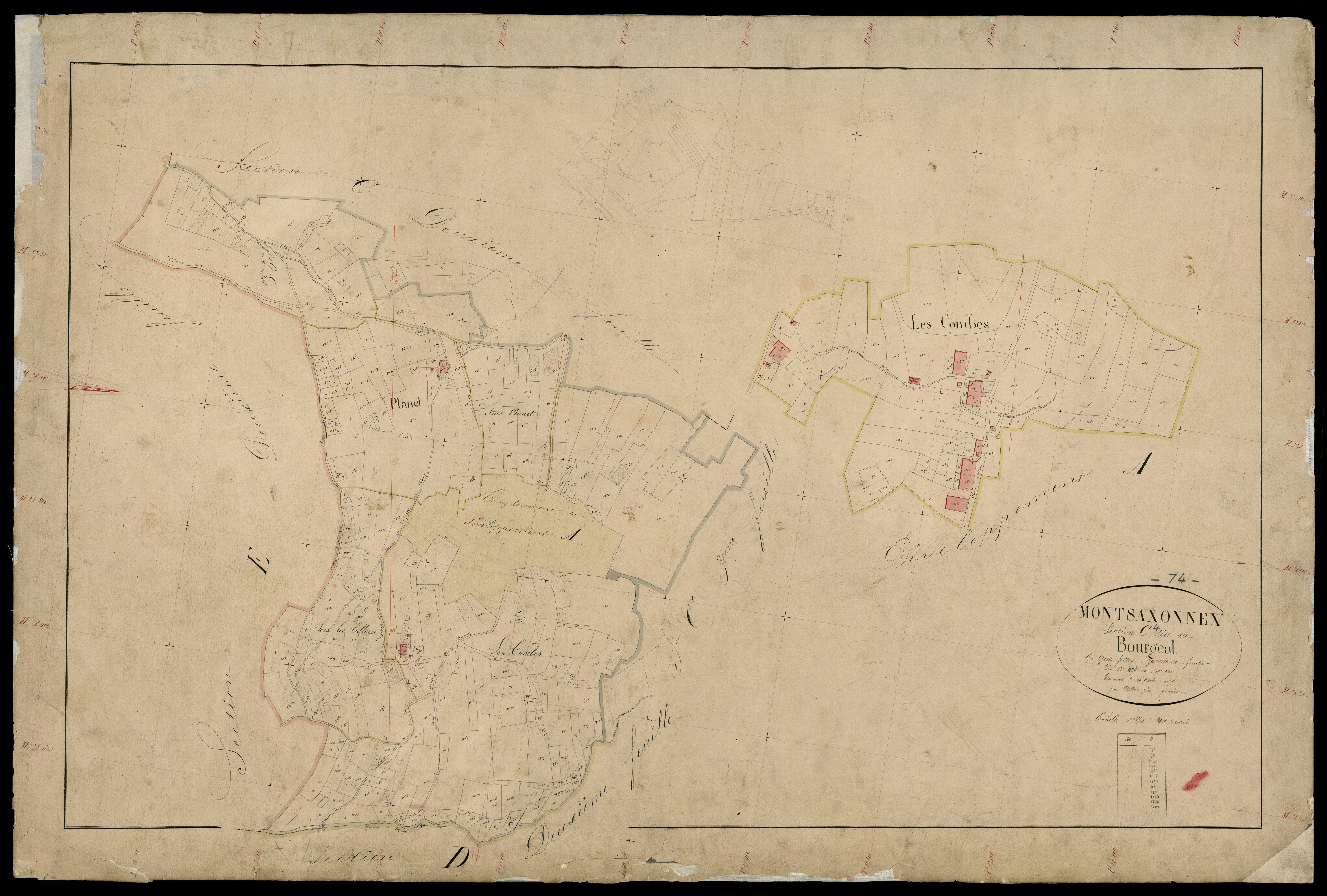 Section D : Alloup - 1869