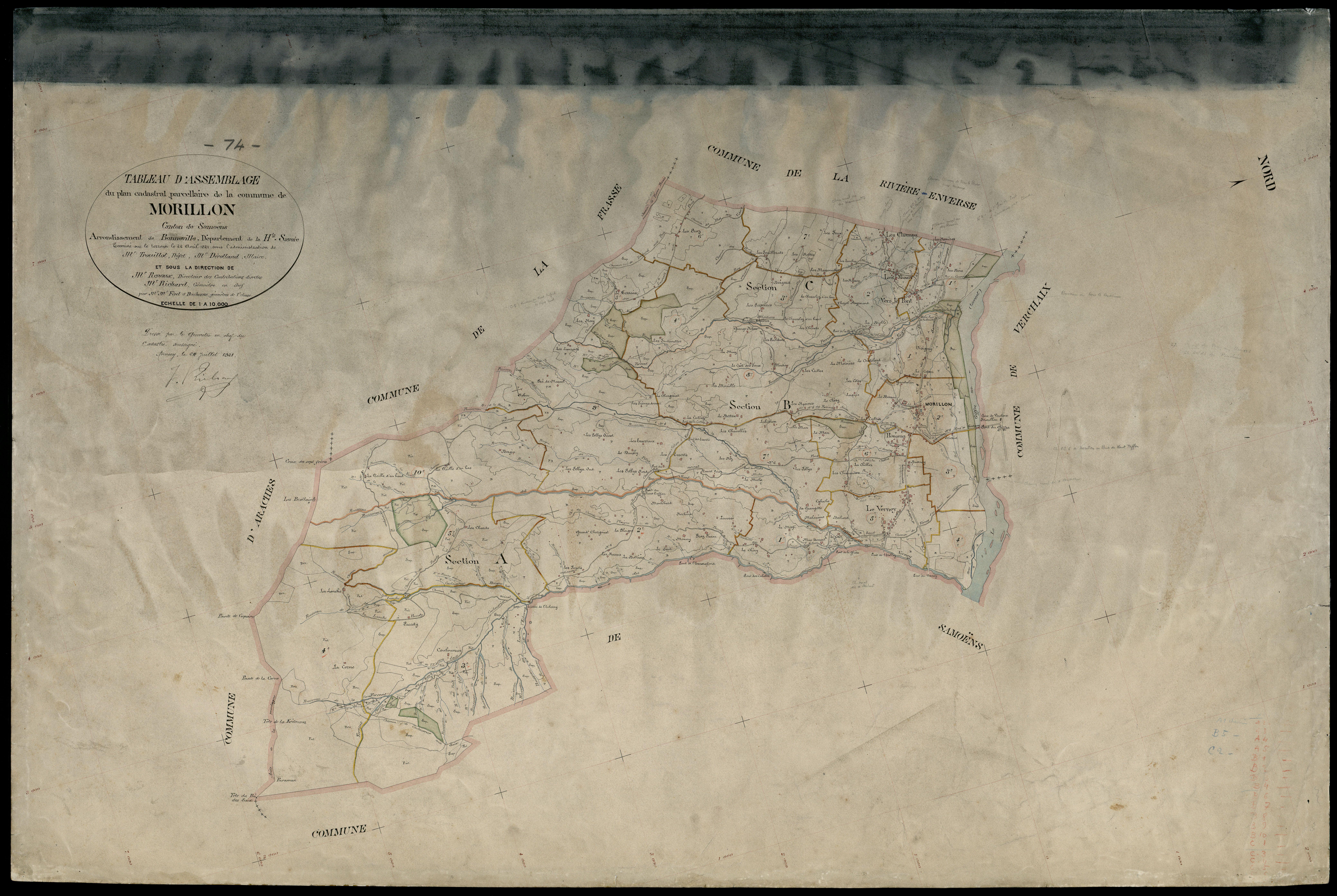 Plan parcellaire - 1921
