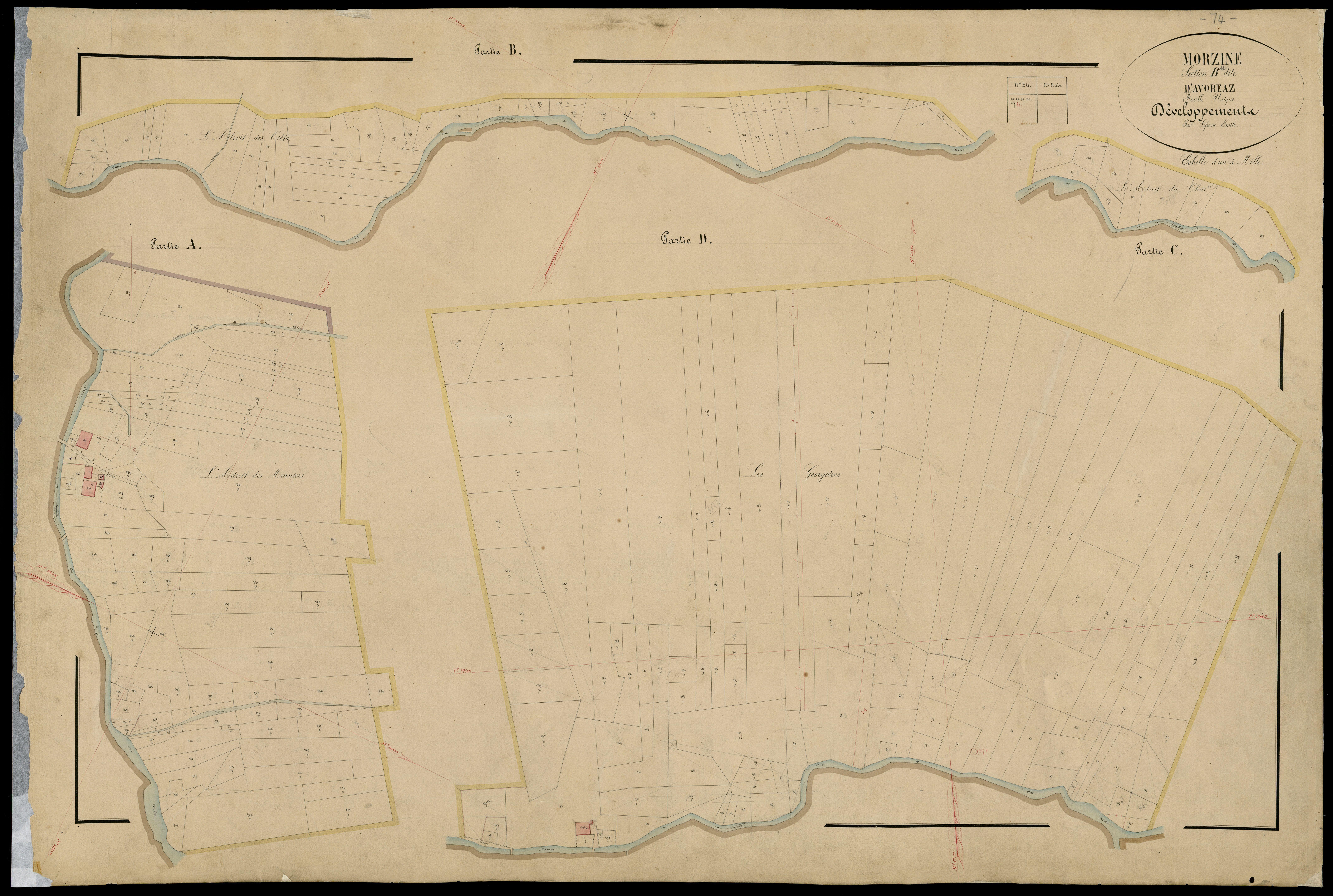 Section C : Sous le Saix - 1868