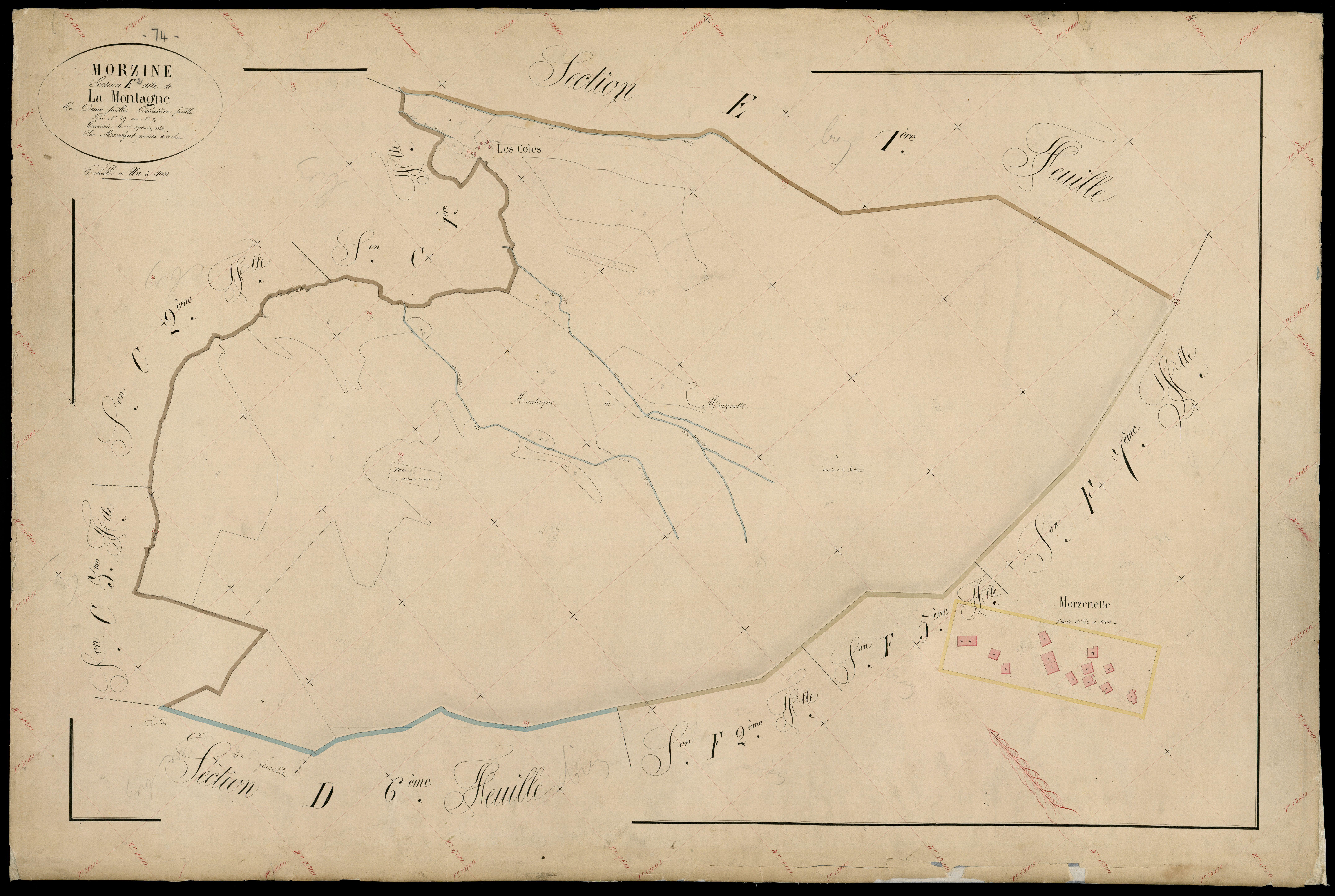 Section F : La Manche - 1868