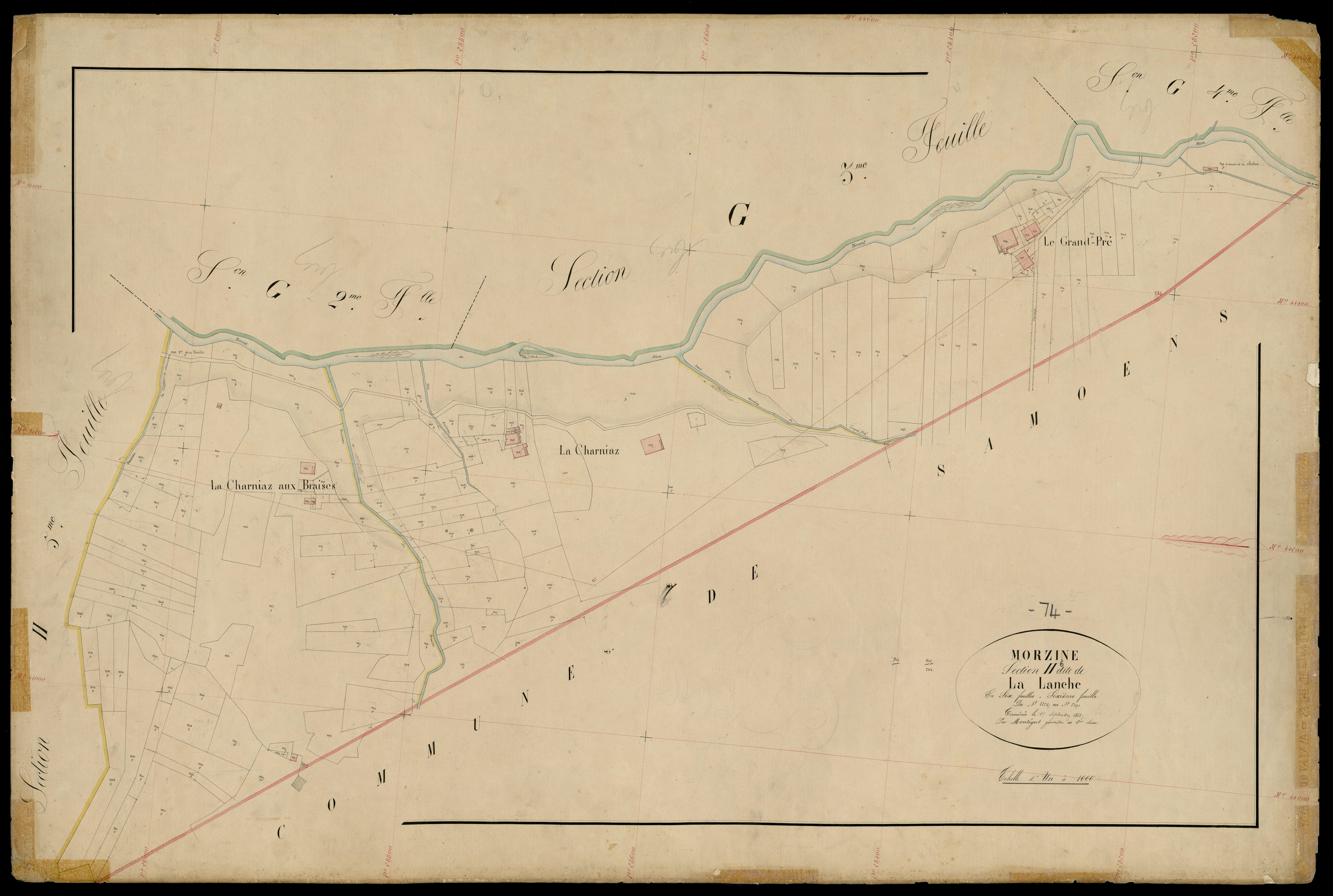 Section I : La Plagne - 1868