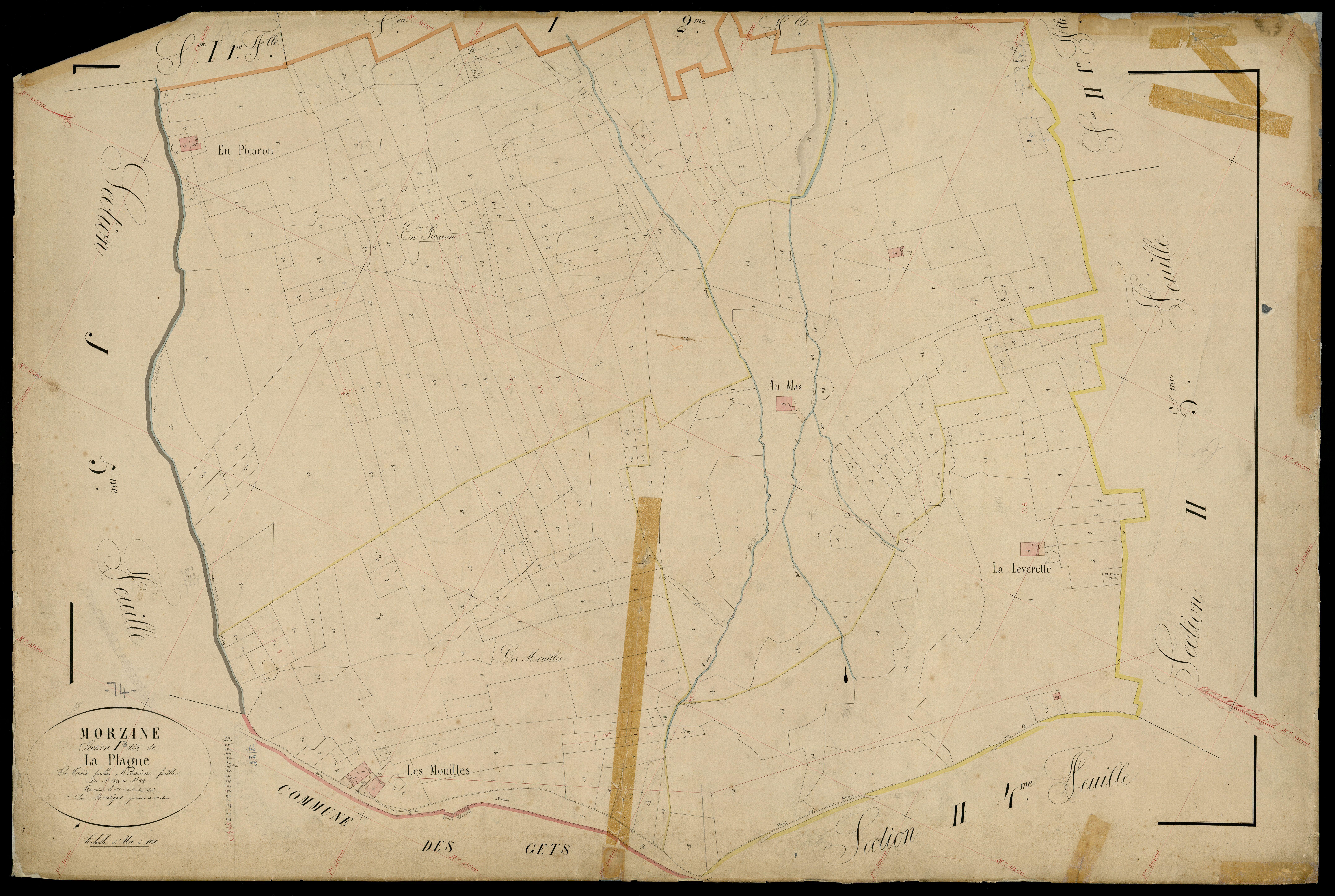 Section J : Le Pied de La Plagne - 1868