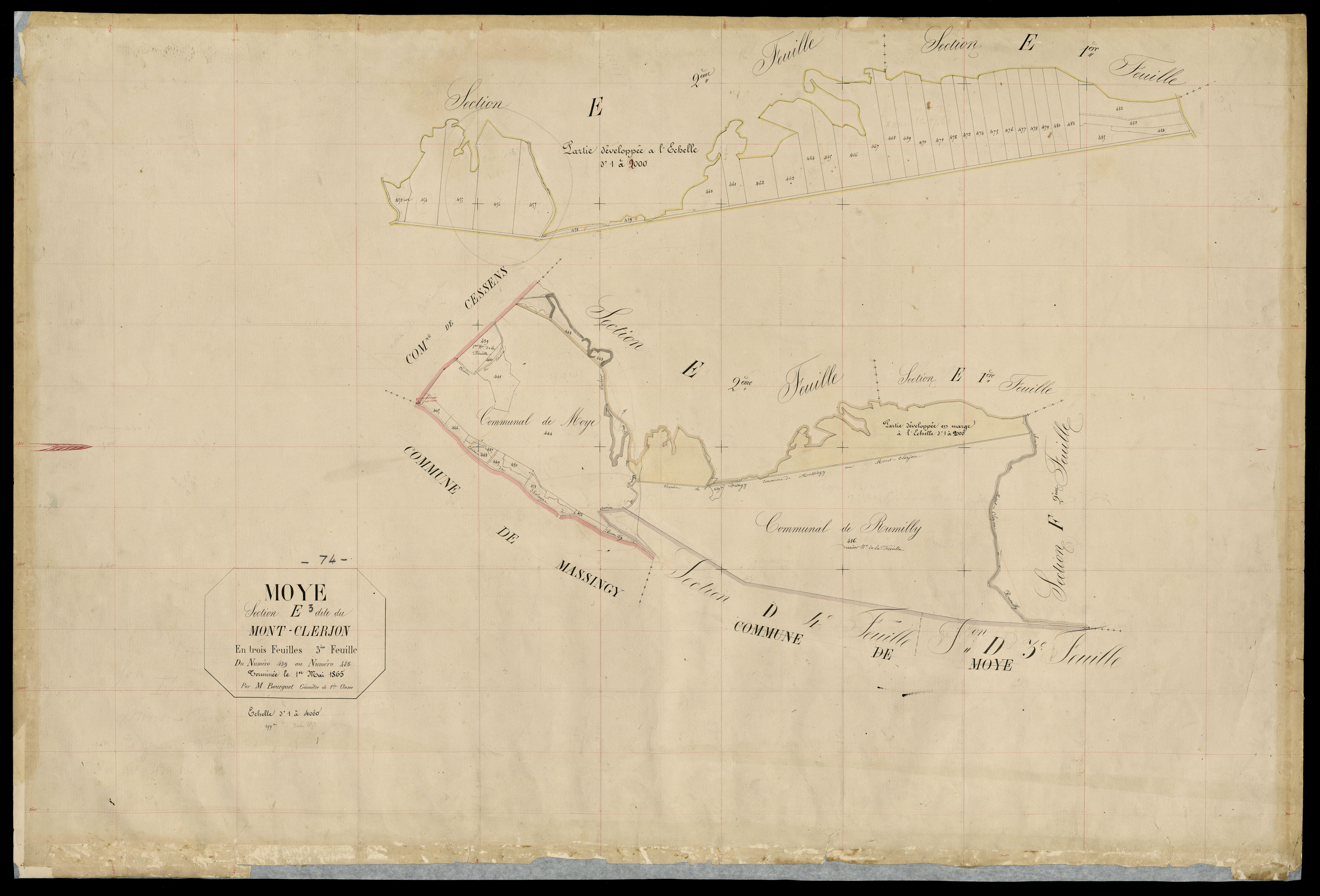 Section F : La Montagne - 1865