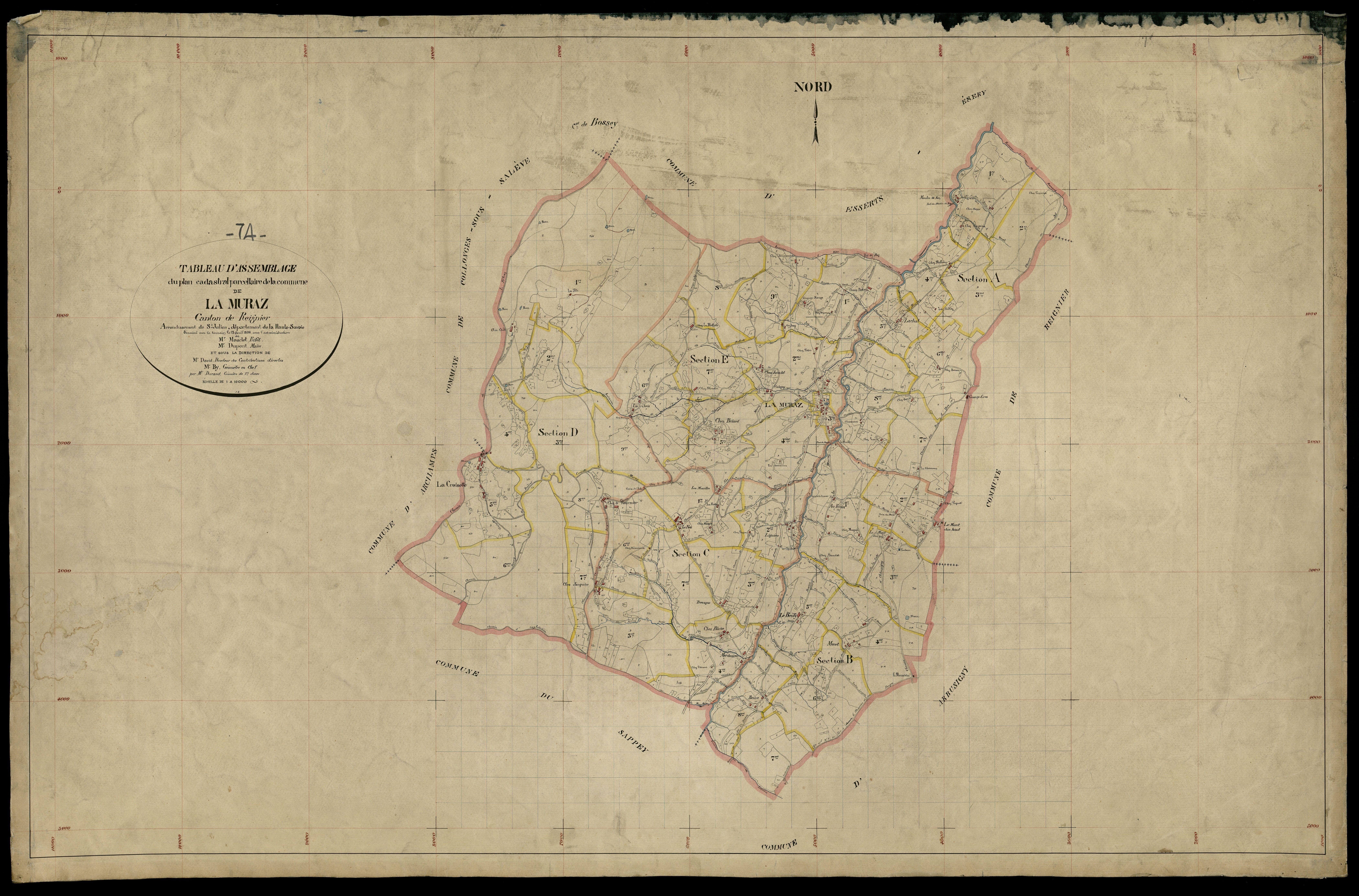 Plan parcellaire - 1896