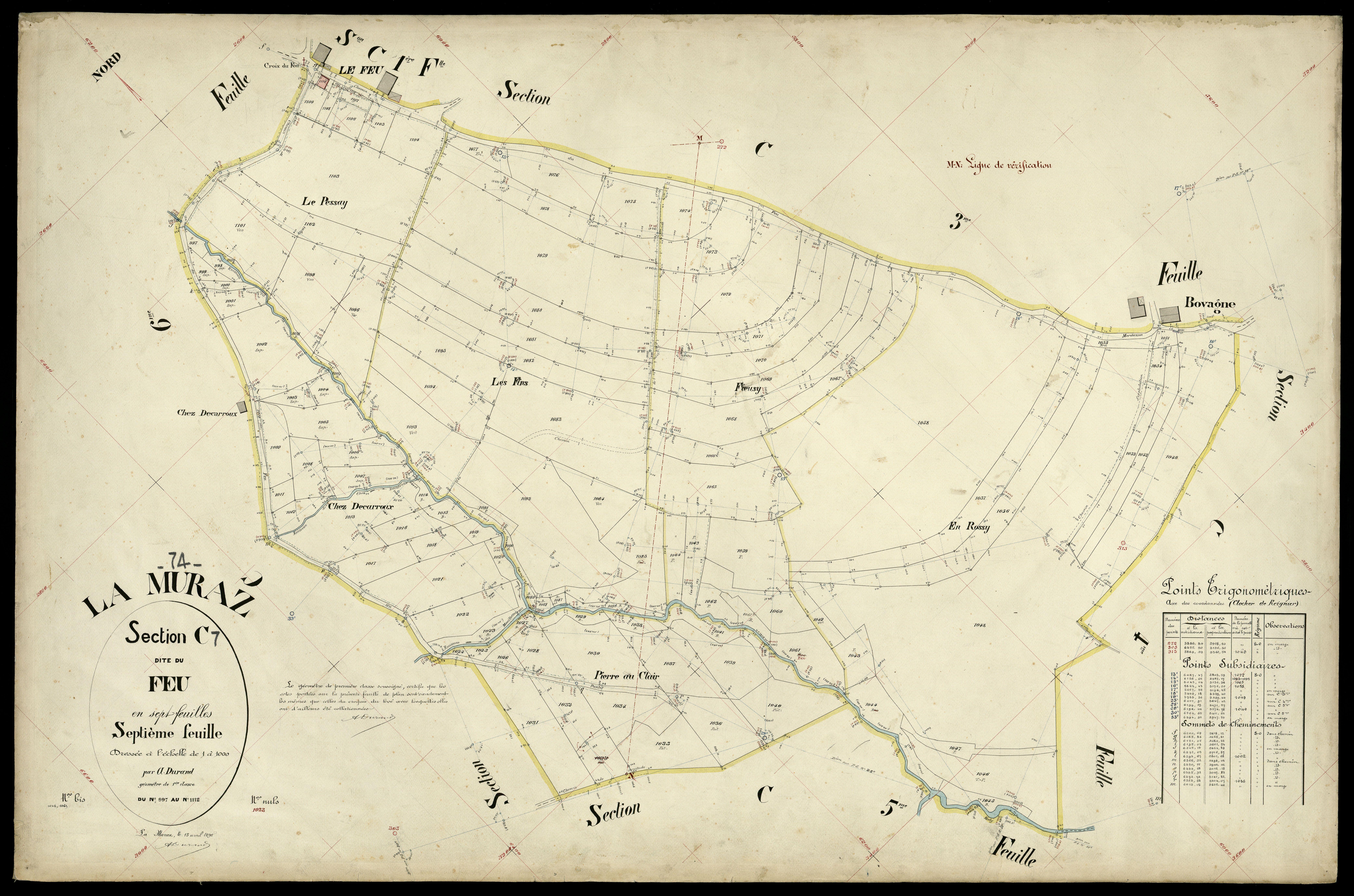 Section D : La Croisette - 1896