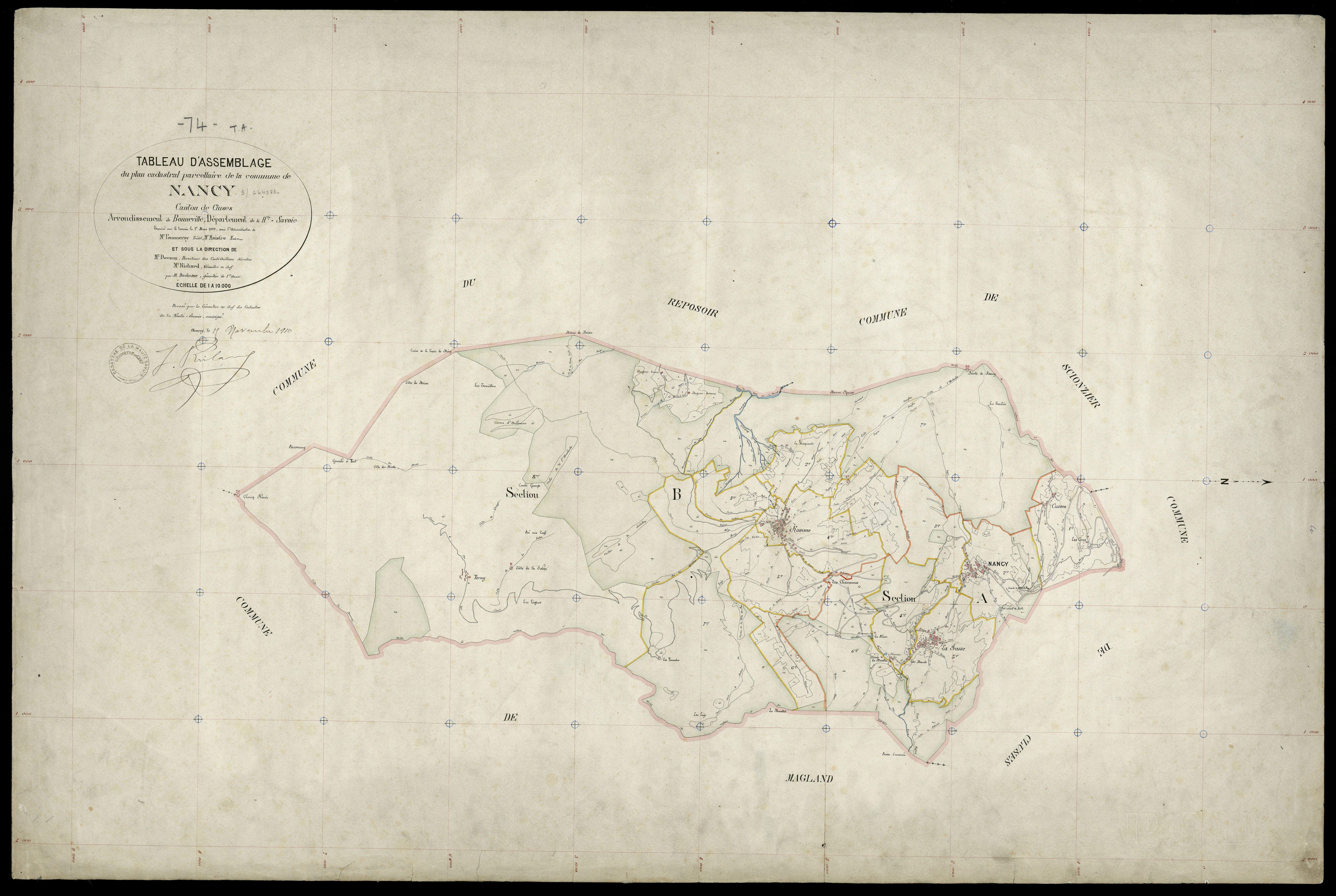 Plan parcellaire - 1910
