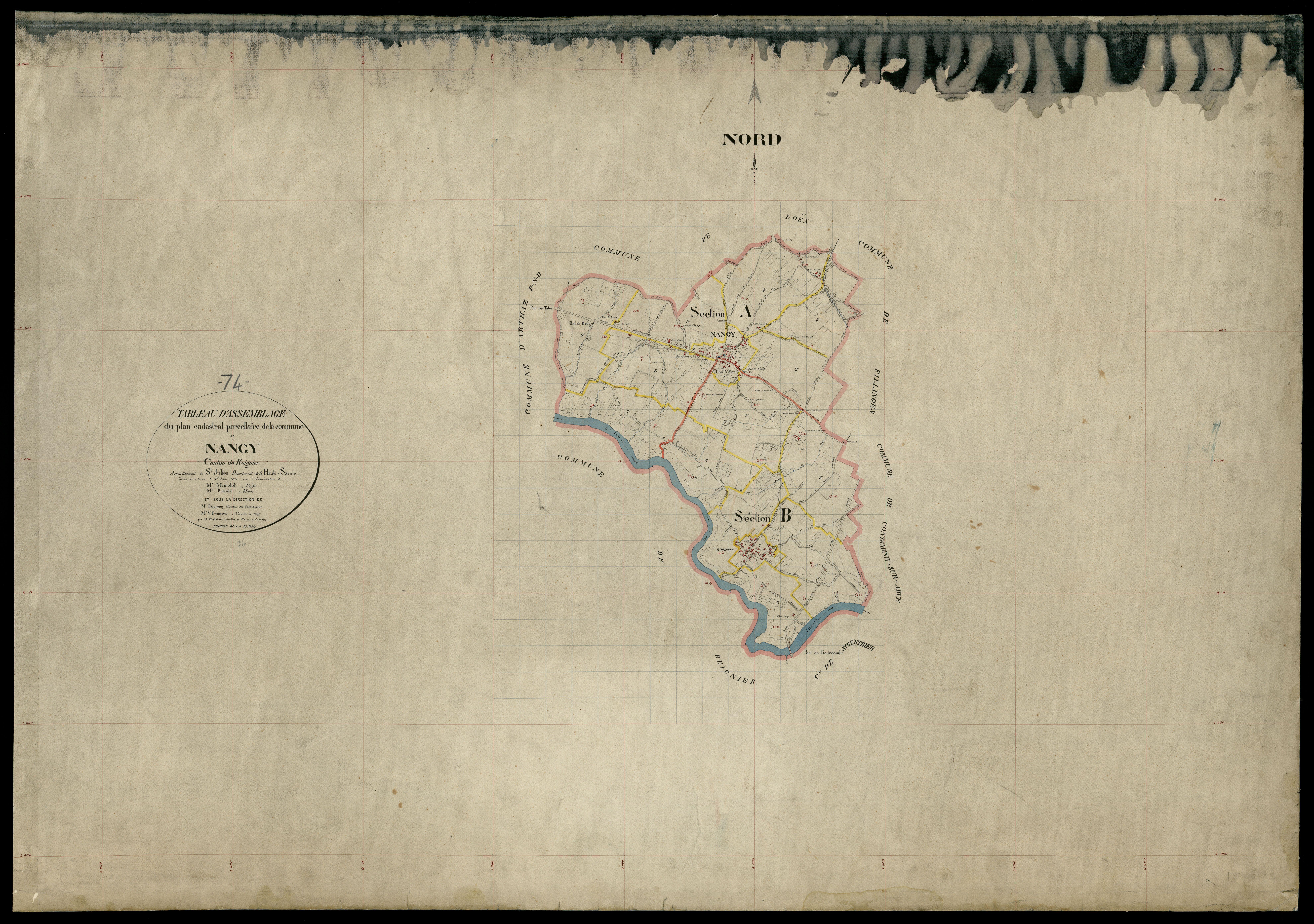 Plan parcellaire - 1892