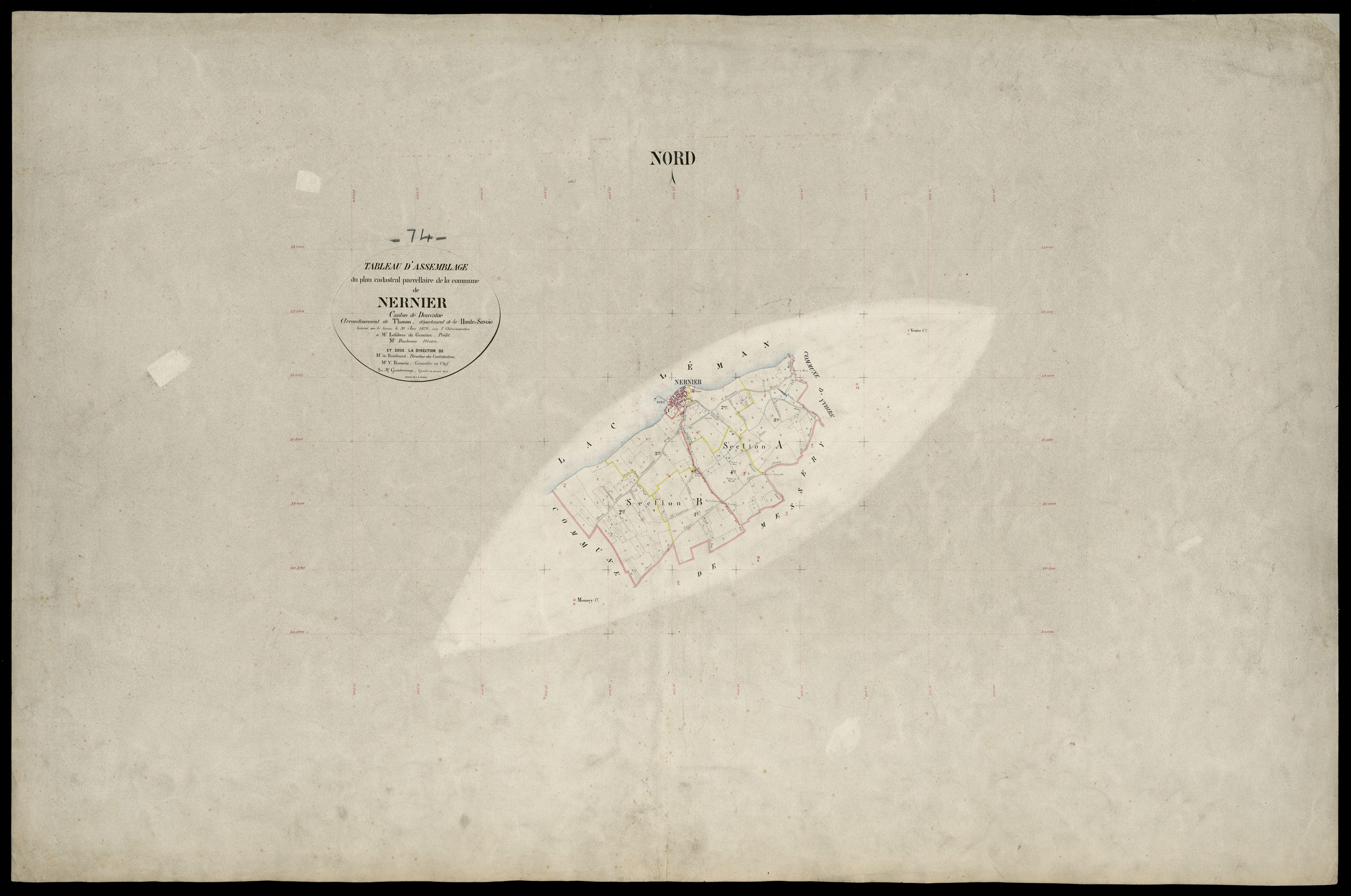 Plan parcellaire - 1879