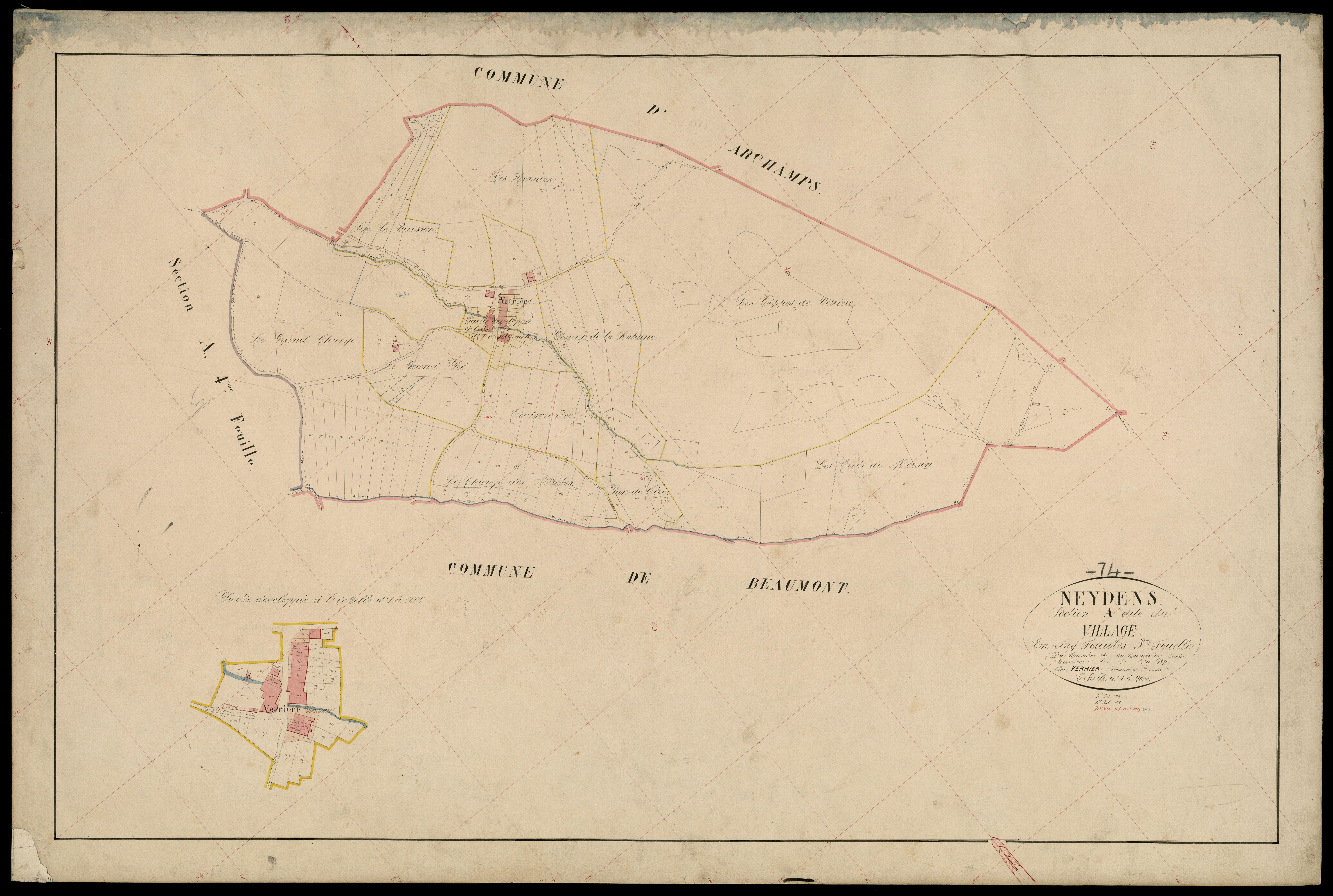 Section B : Les Mouilles - 1871