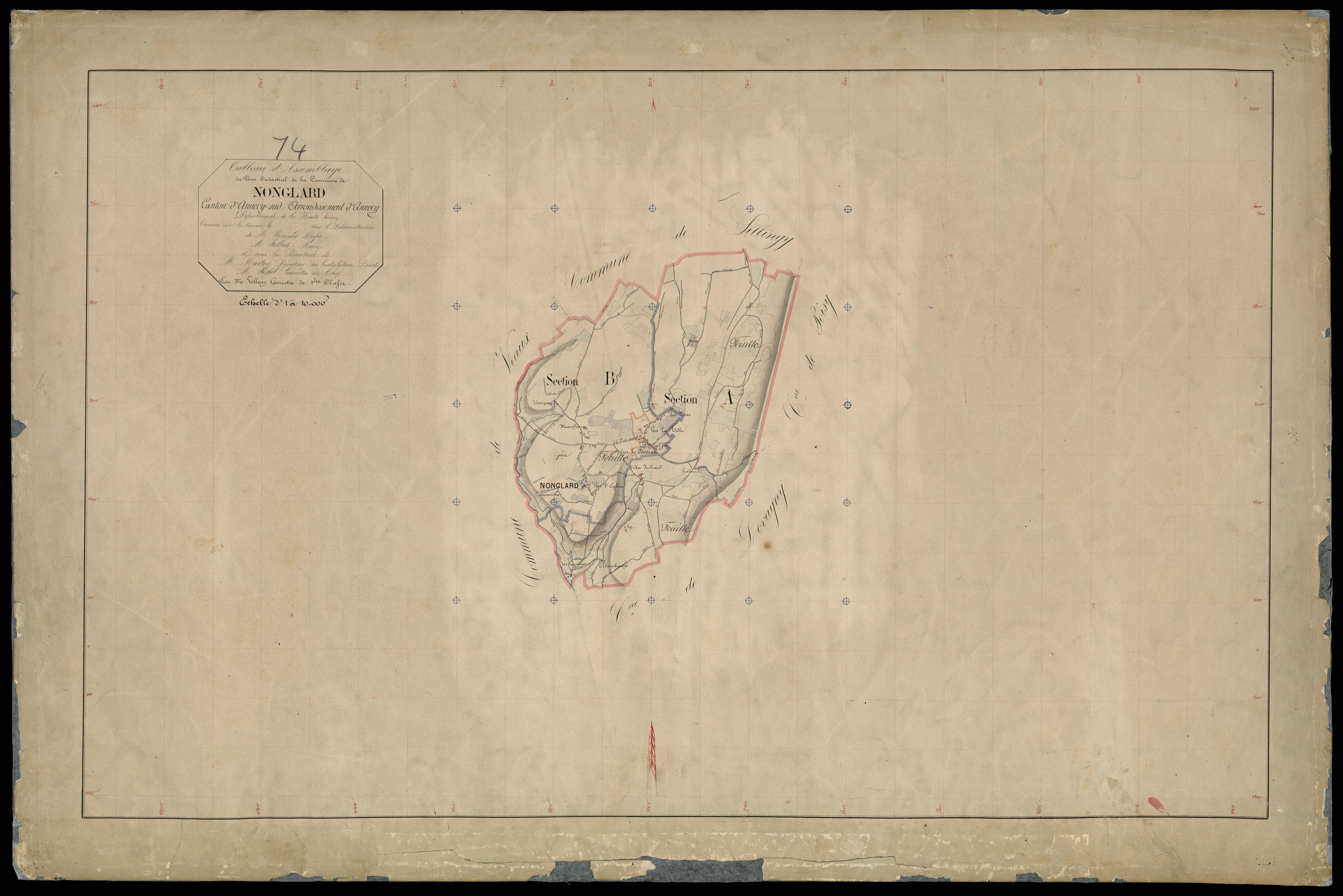 Plan parcellaire - 1865
