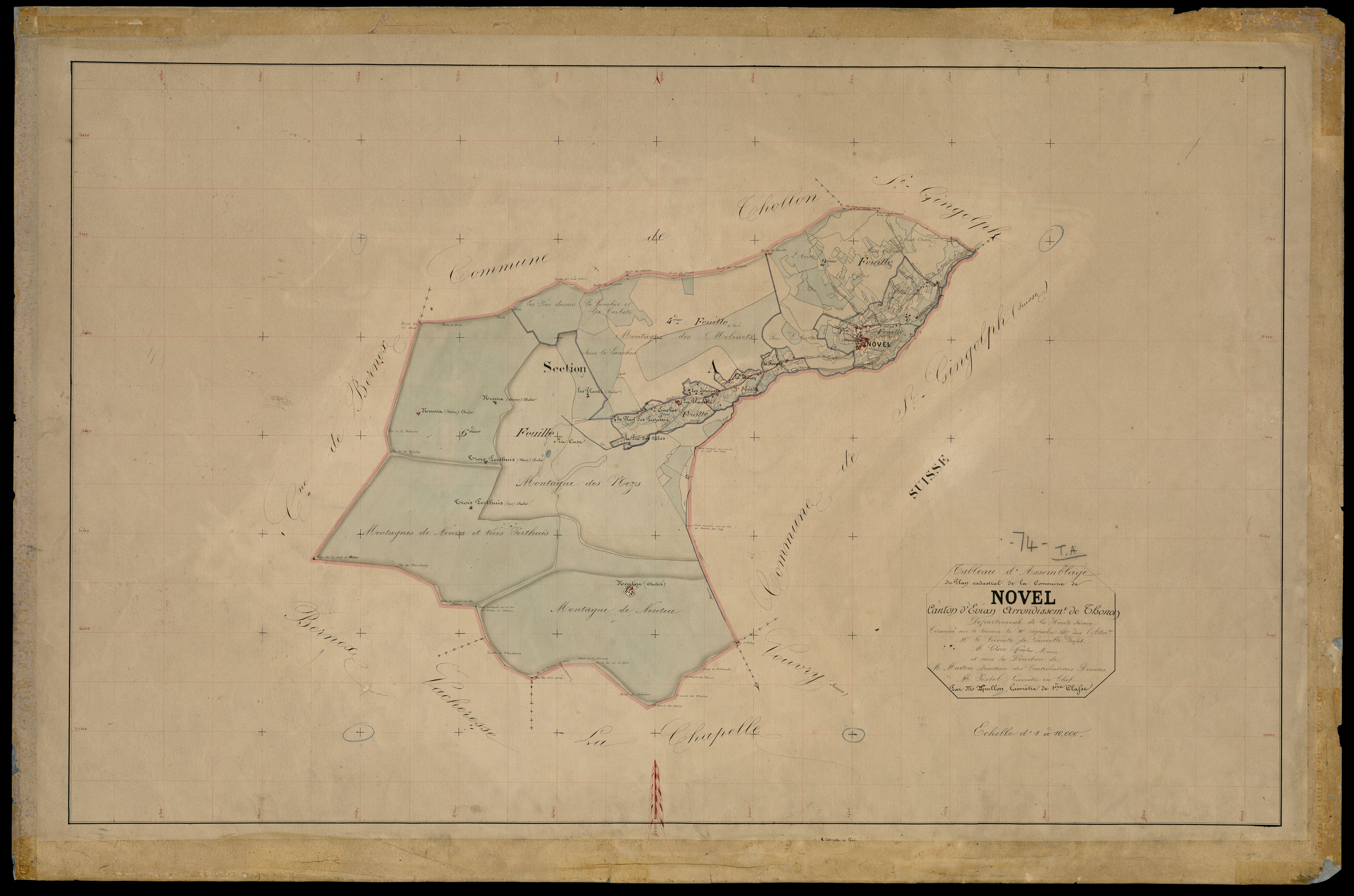 Plan parcellaire - 1867