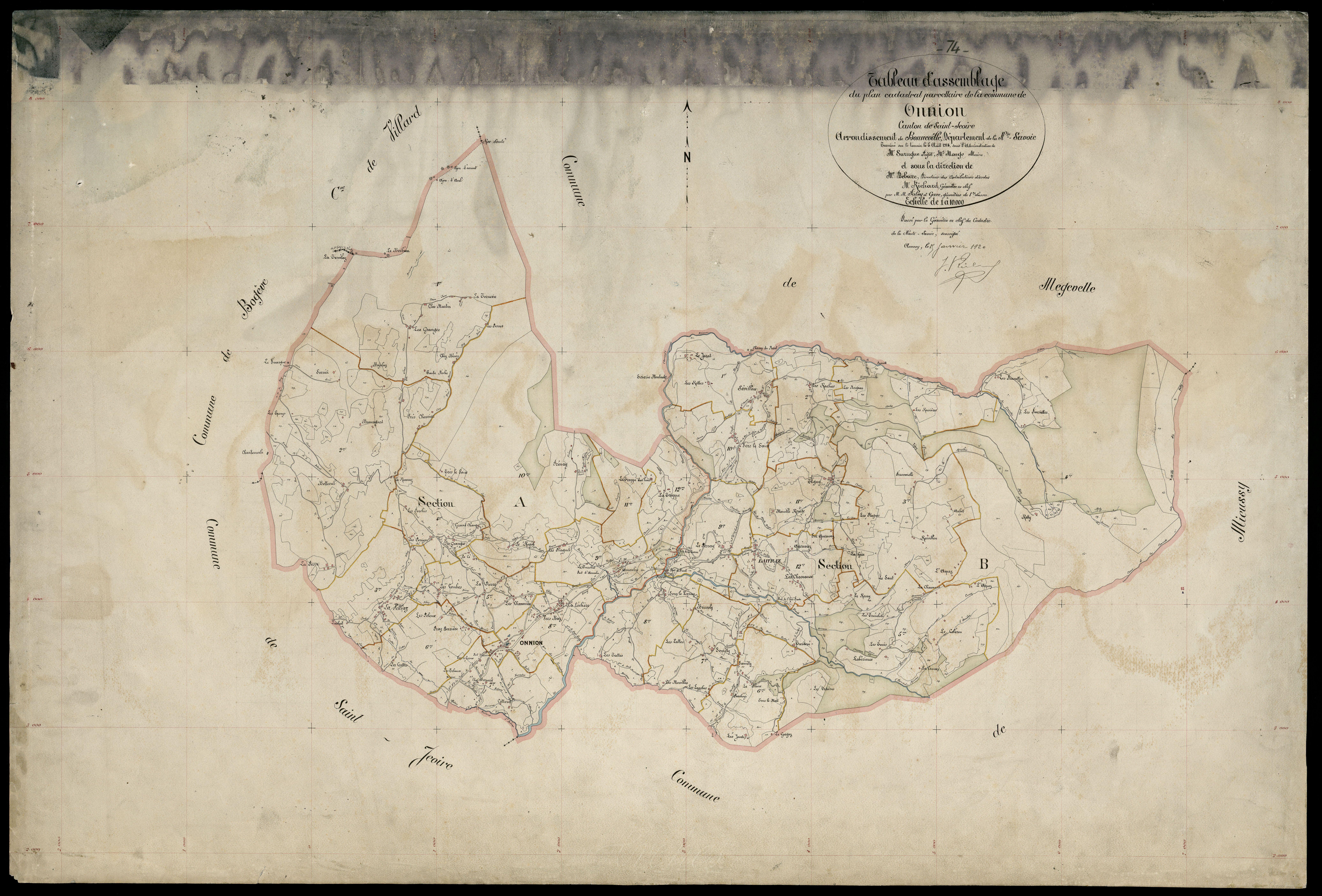 Plan parcellaire - 1914
