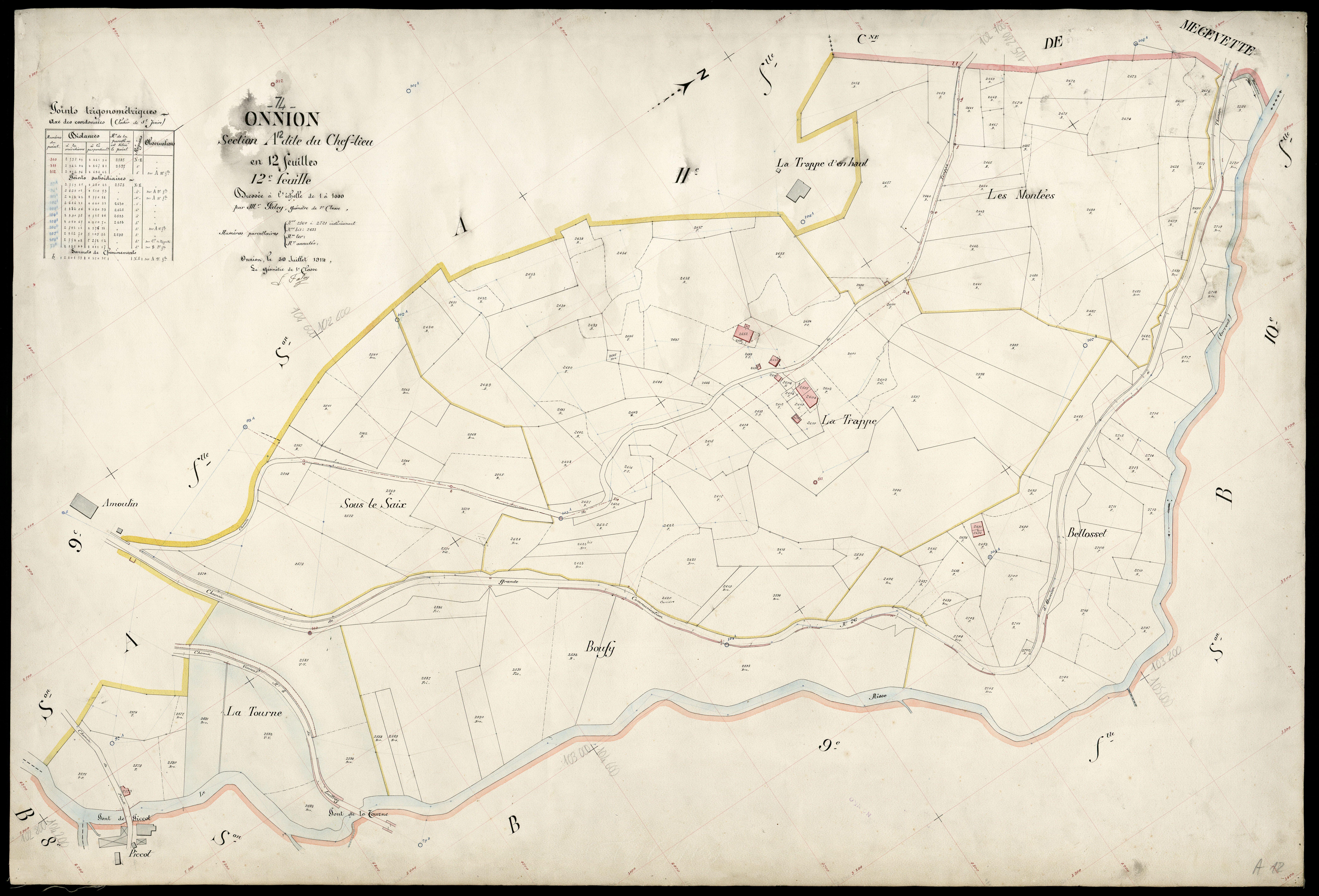 Section B : Laitraz - 1914