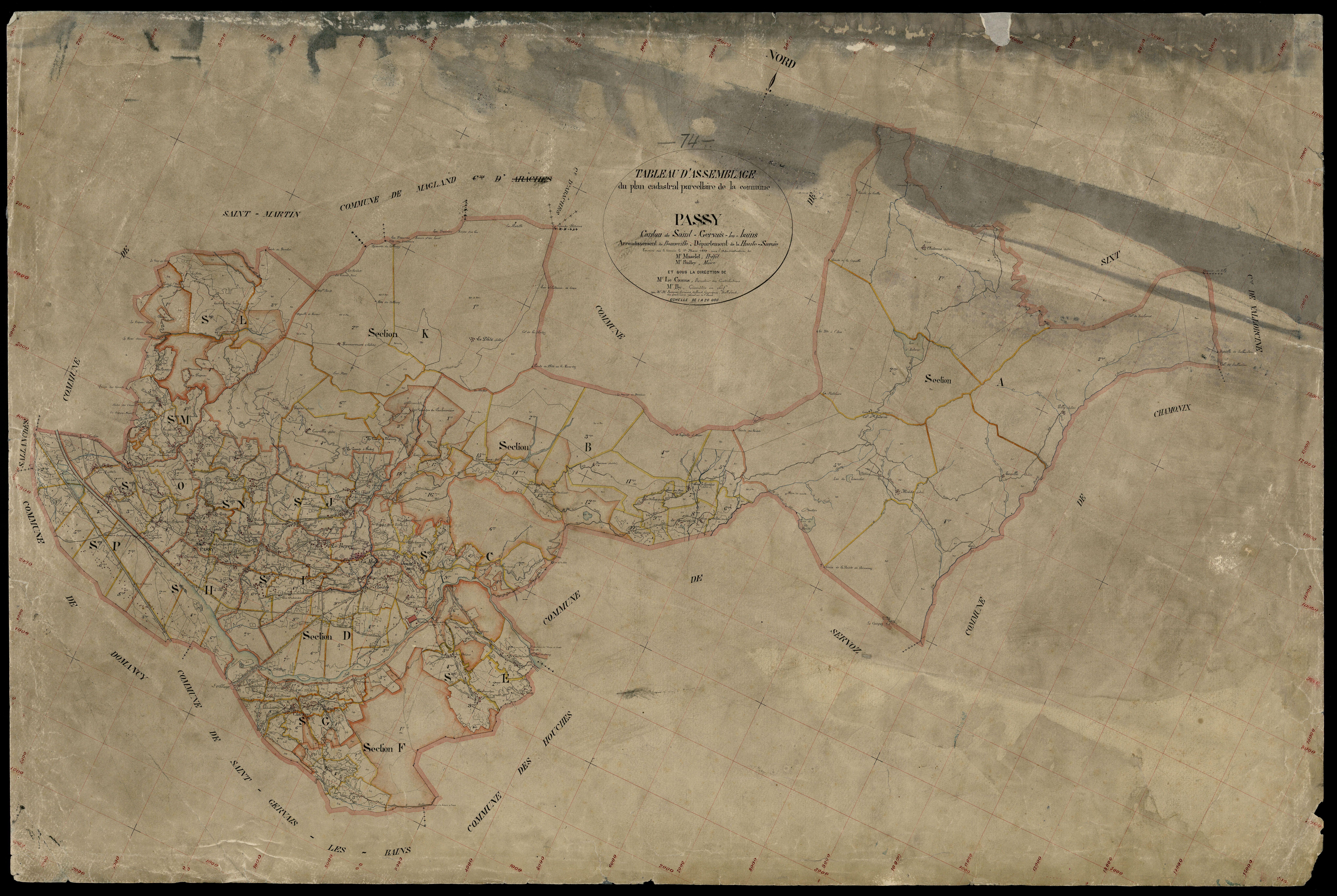 Plan parcellaire - 1897-1899