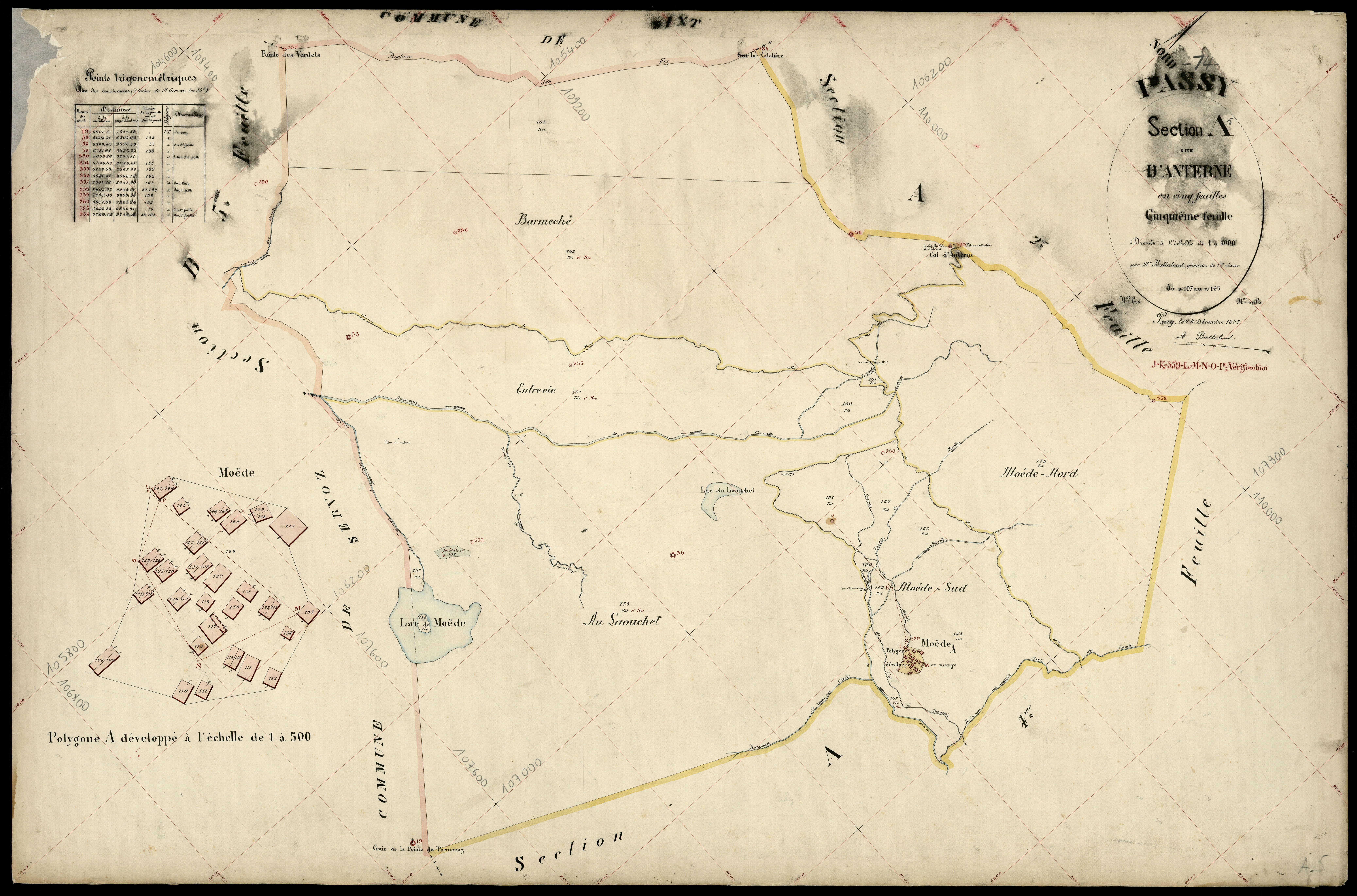 Section B : Plaine-Joux - 1899
