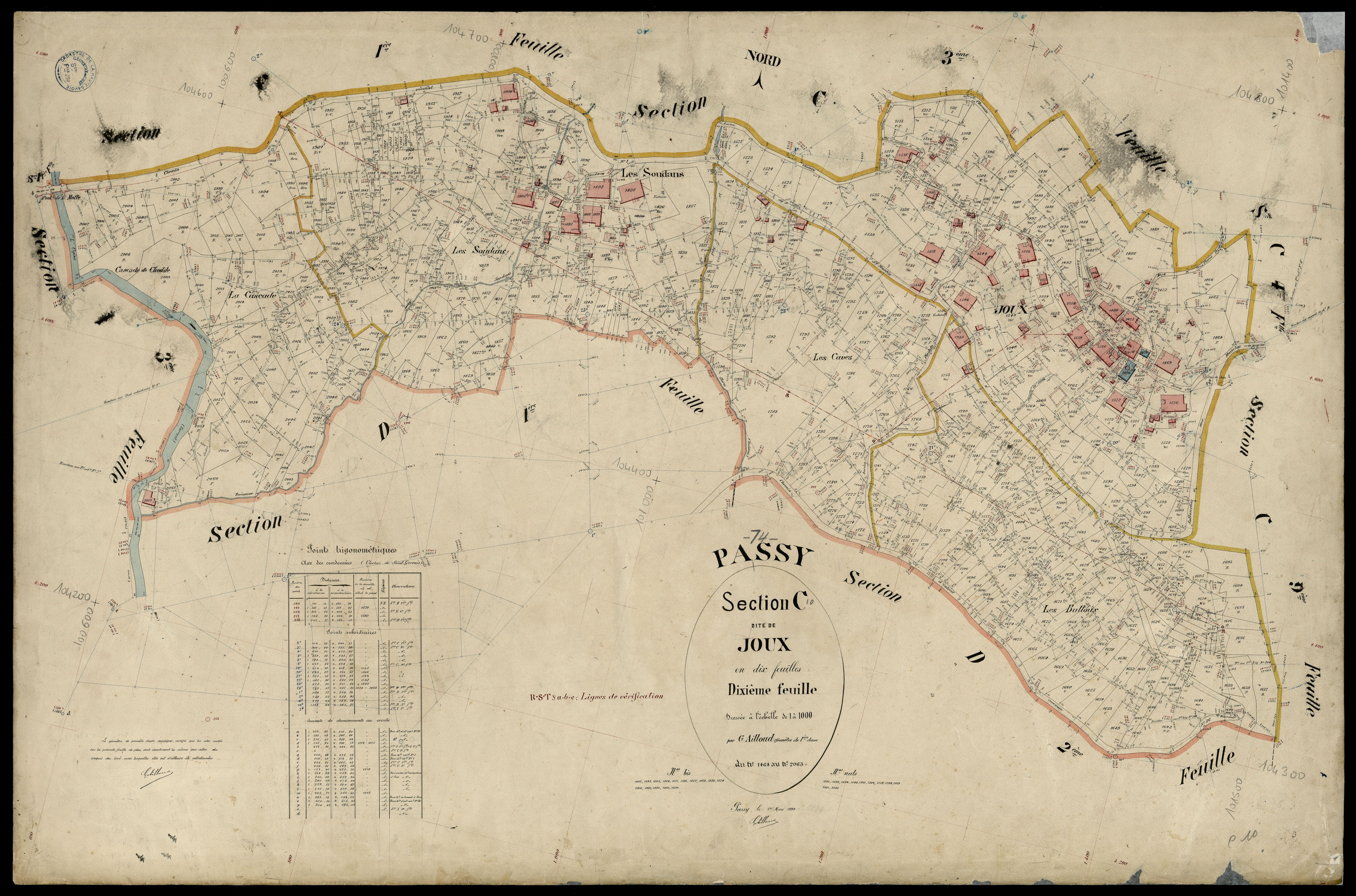 Section D : Chedde - 1899