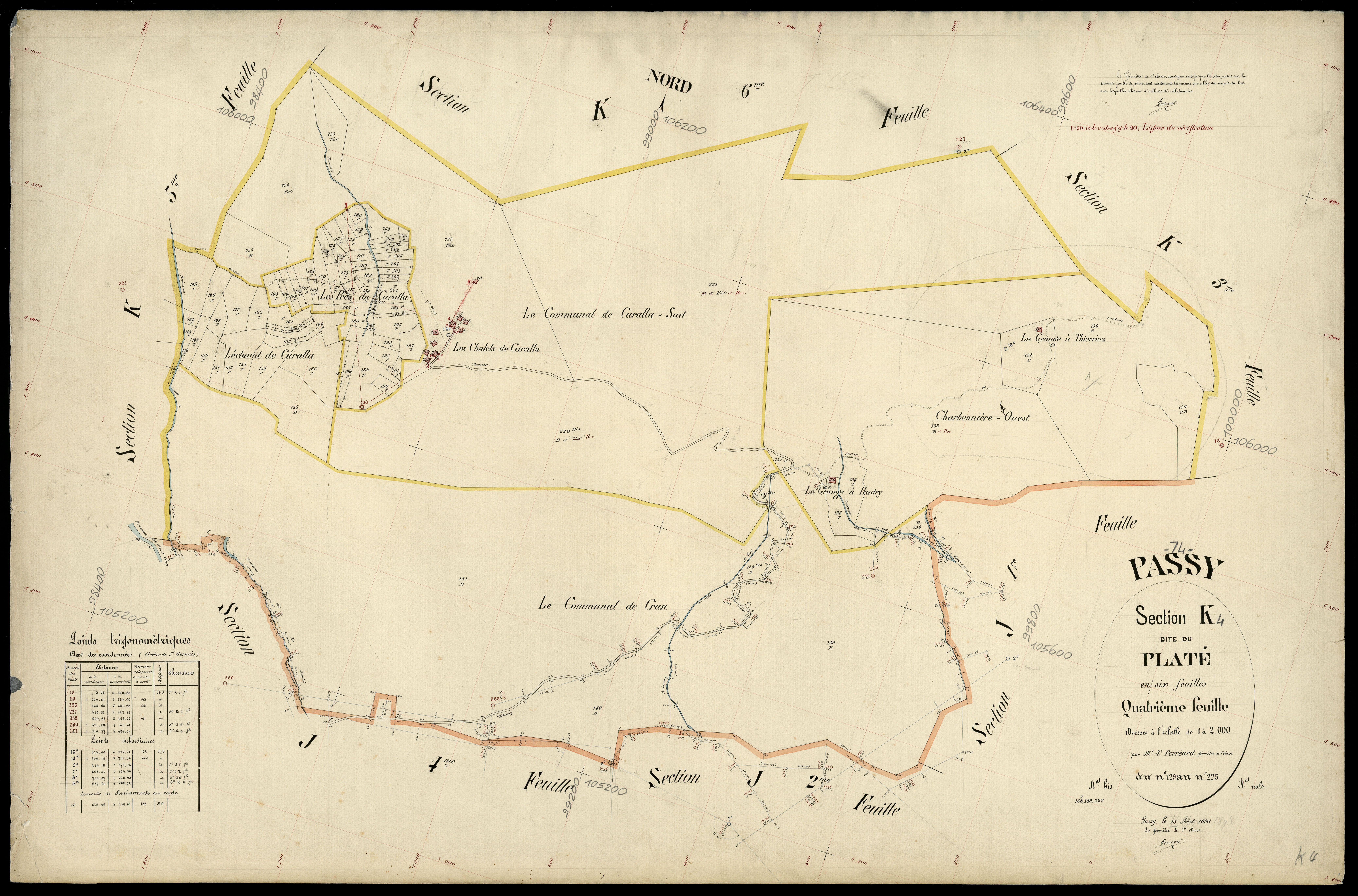 3 P 3 6764 - Feuille n° 5, parcelles n° 226 à 641 - 12 avril 1897
