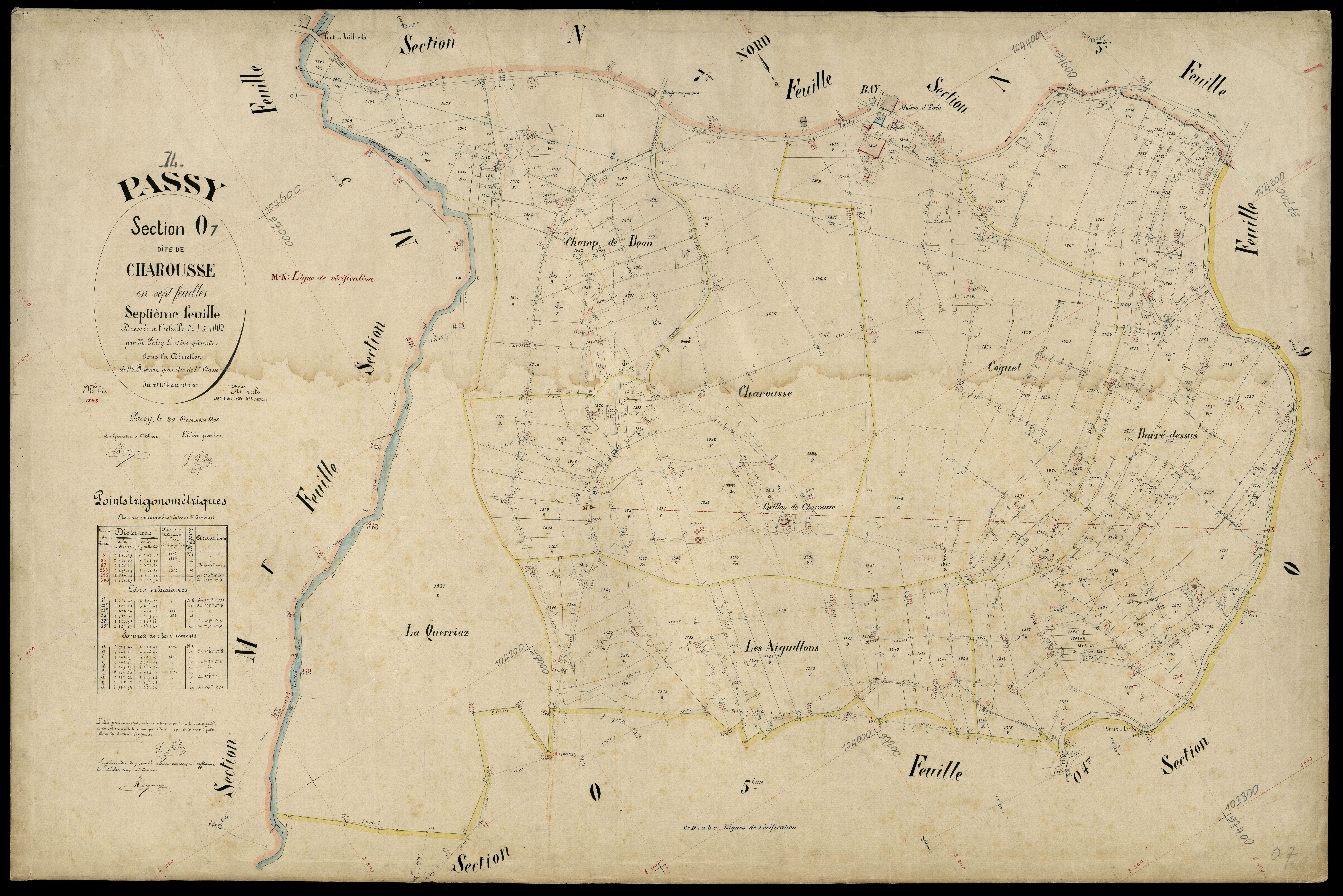 Section P : L'île - 1898