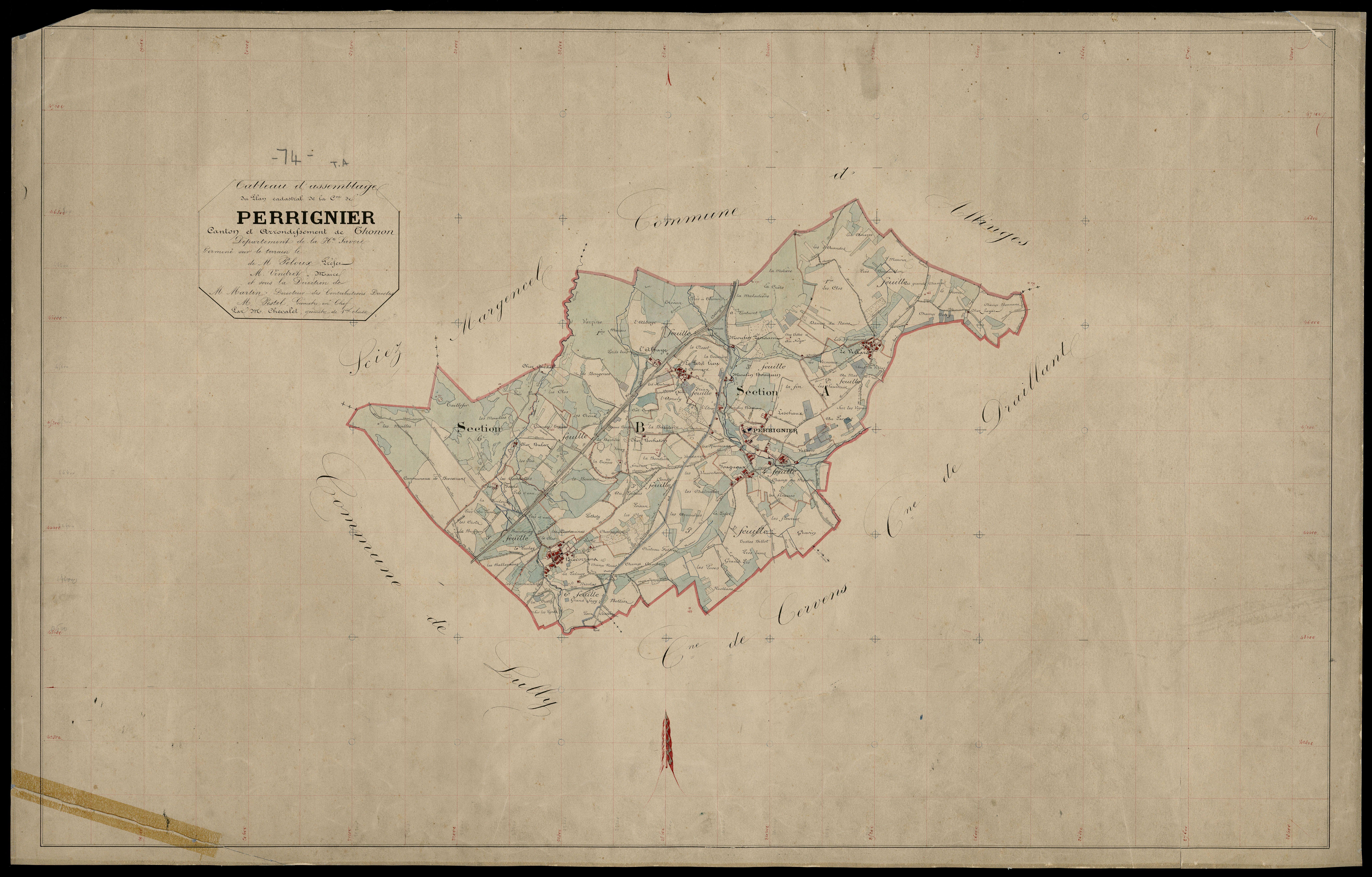 Plan parcellaire - 1872-1873