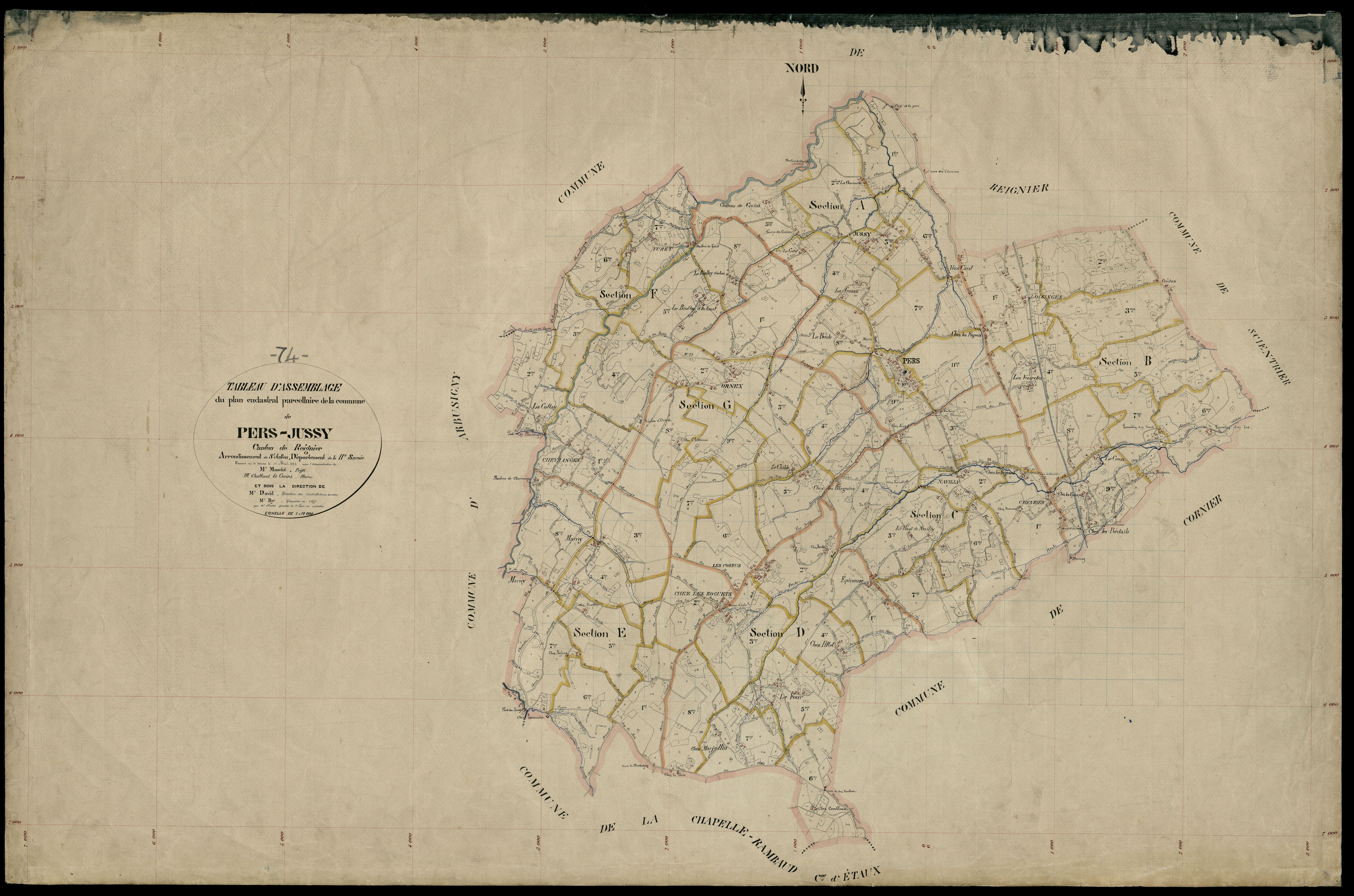 Plan parcellaire - 1896