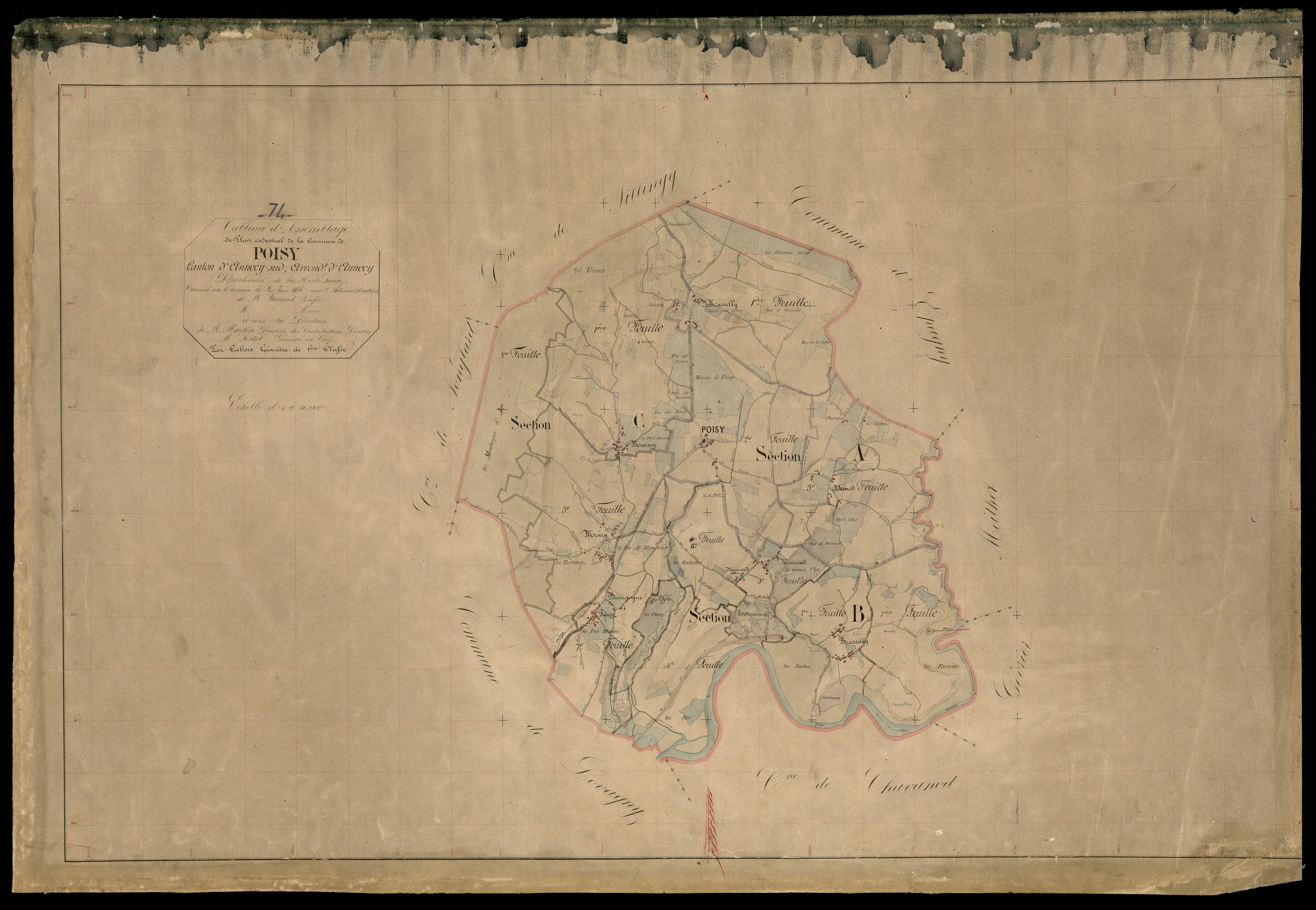 Plan parcellaire - 1866