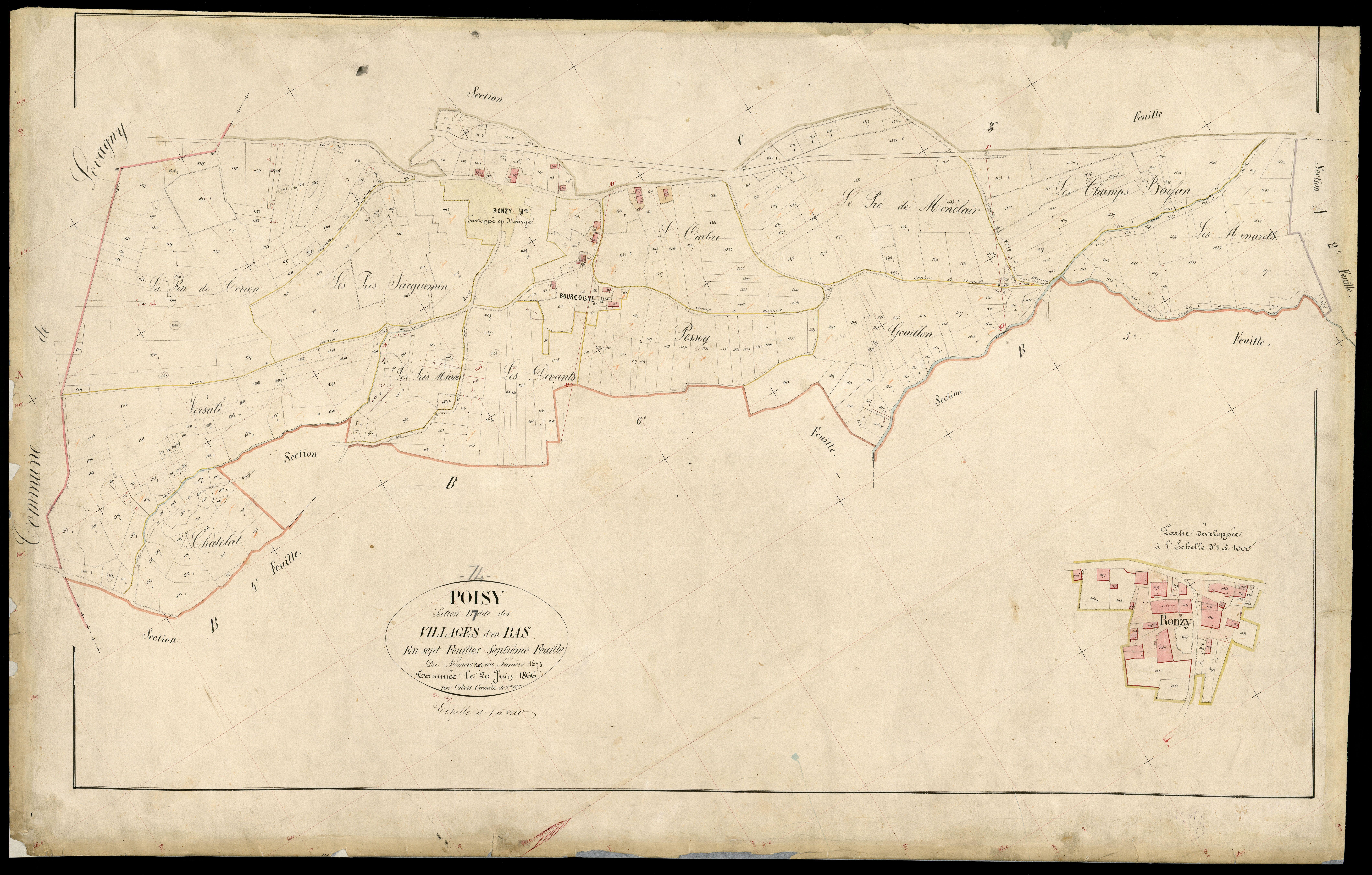 Section C : La Montagne - 1866