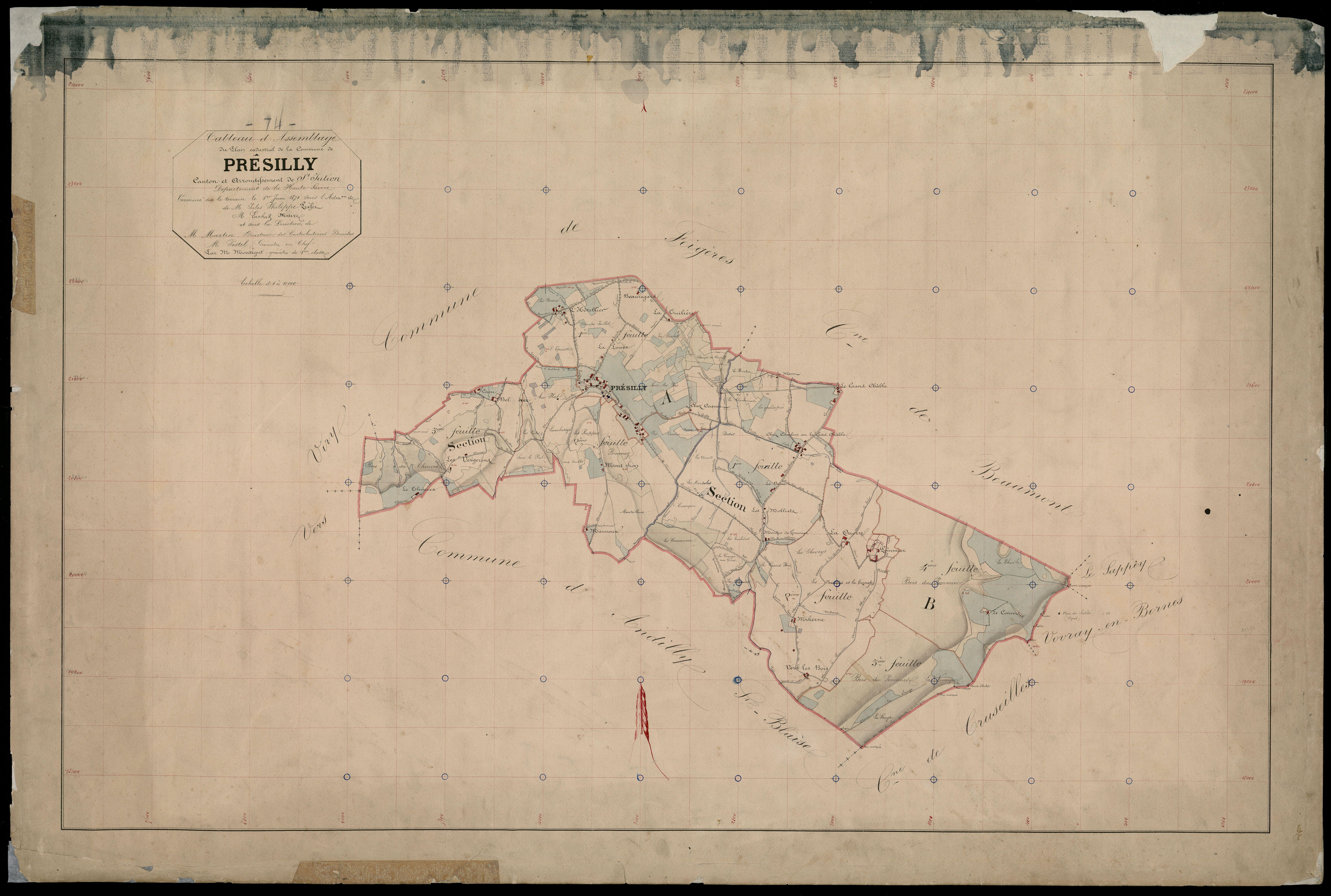 Plan parcellaire - 1871