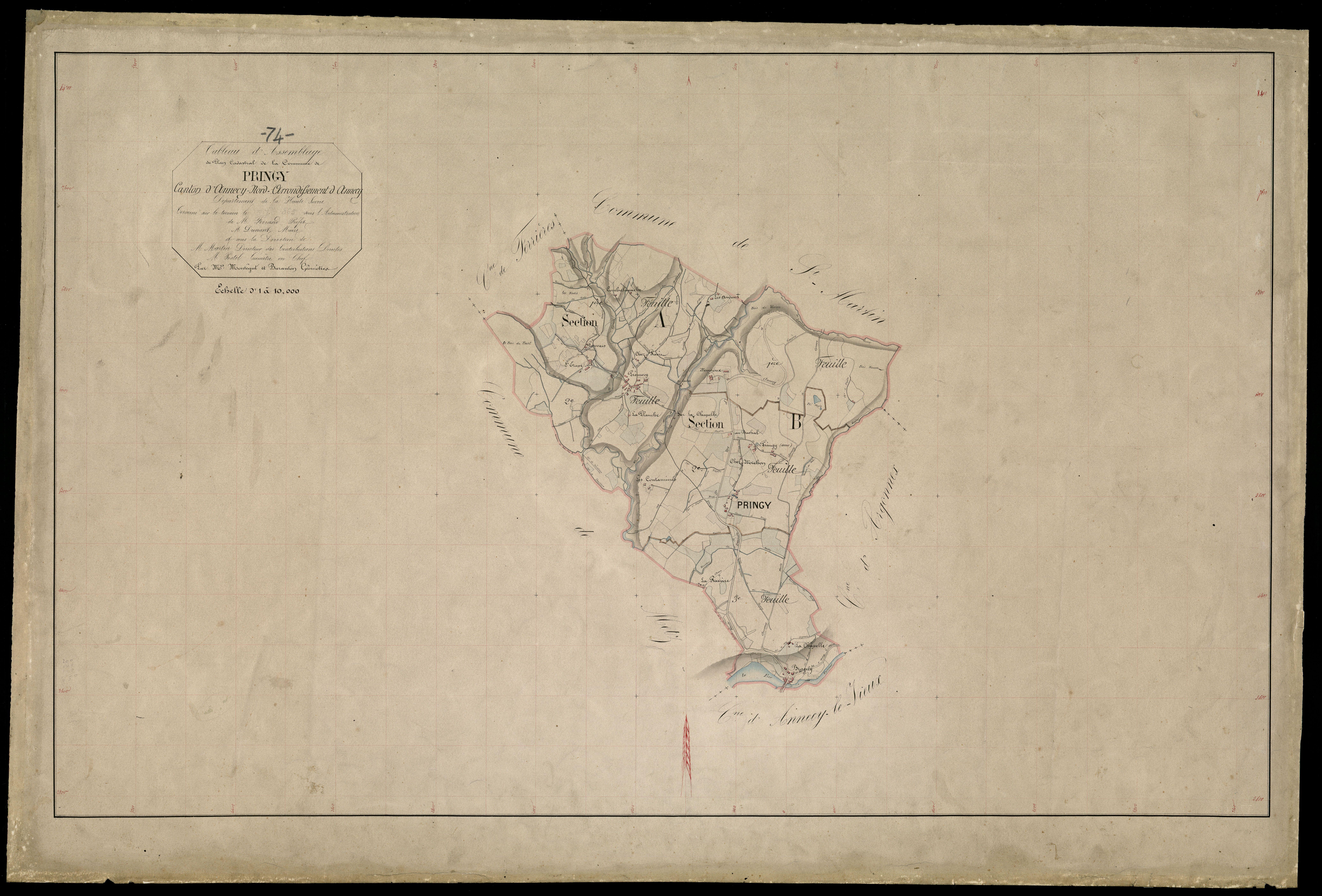 Plan parcellaire - 1865