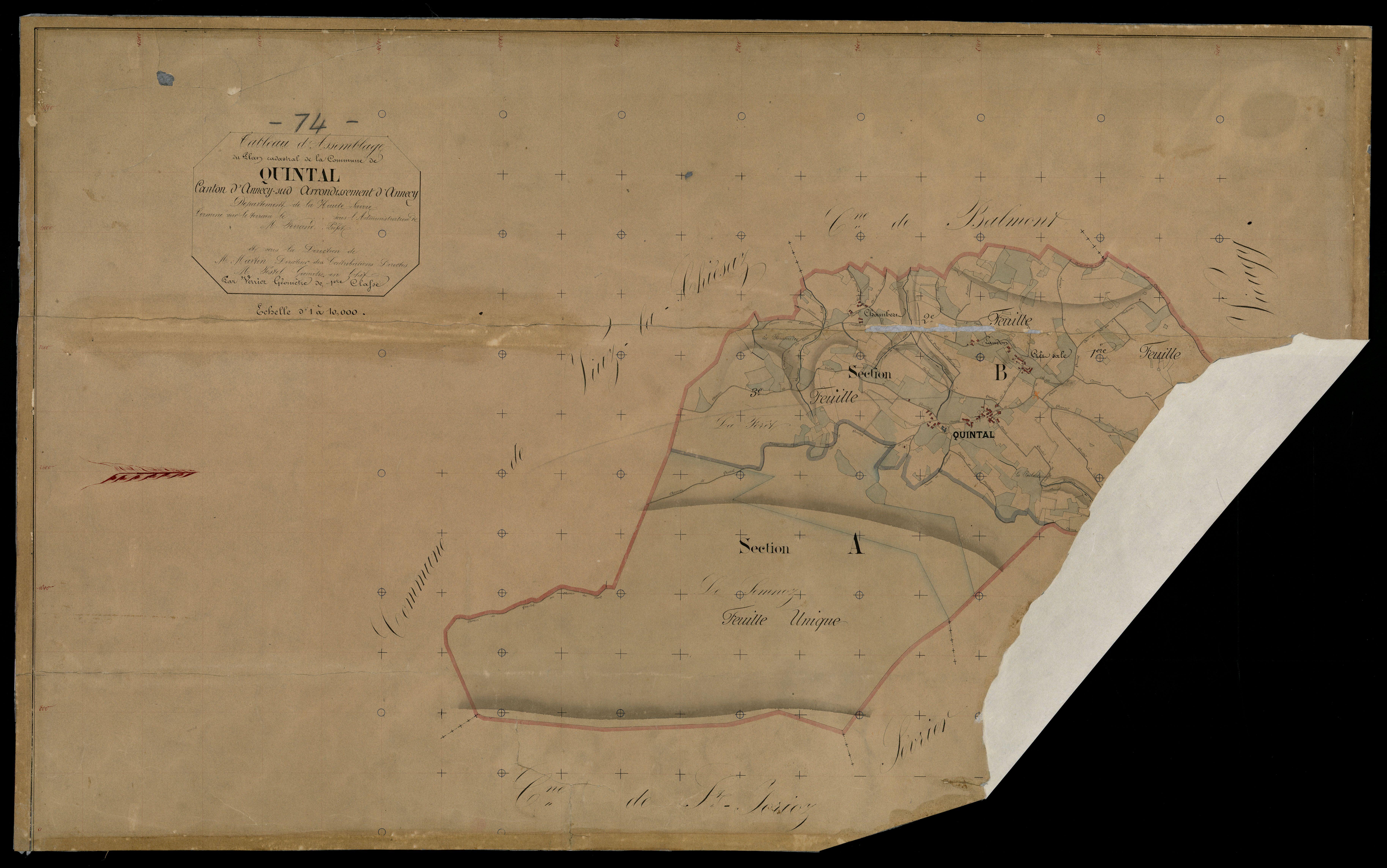 Plan parcellaire - 1866