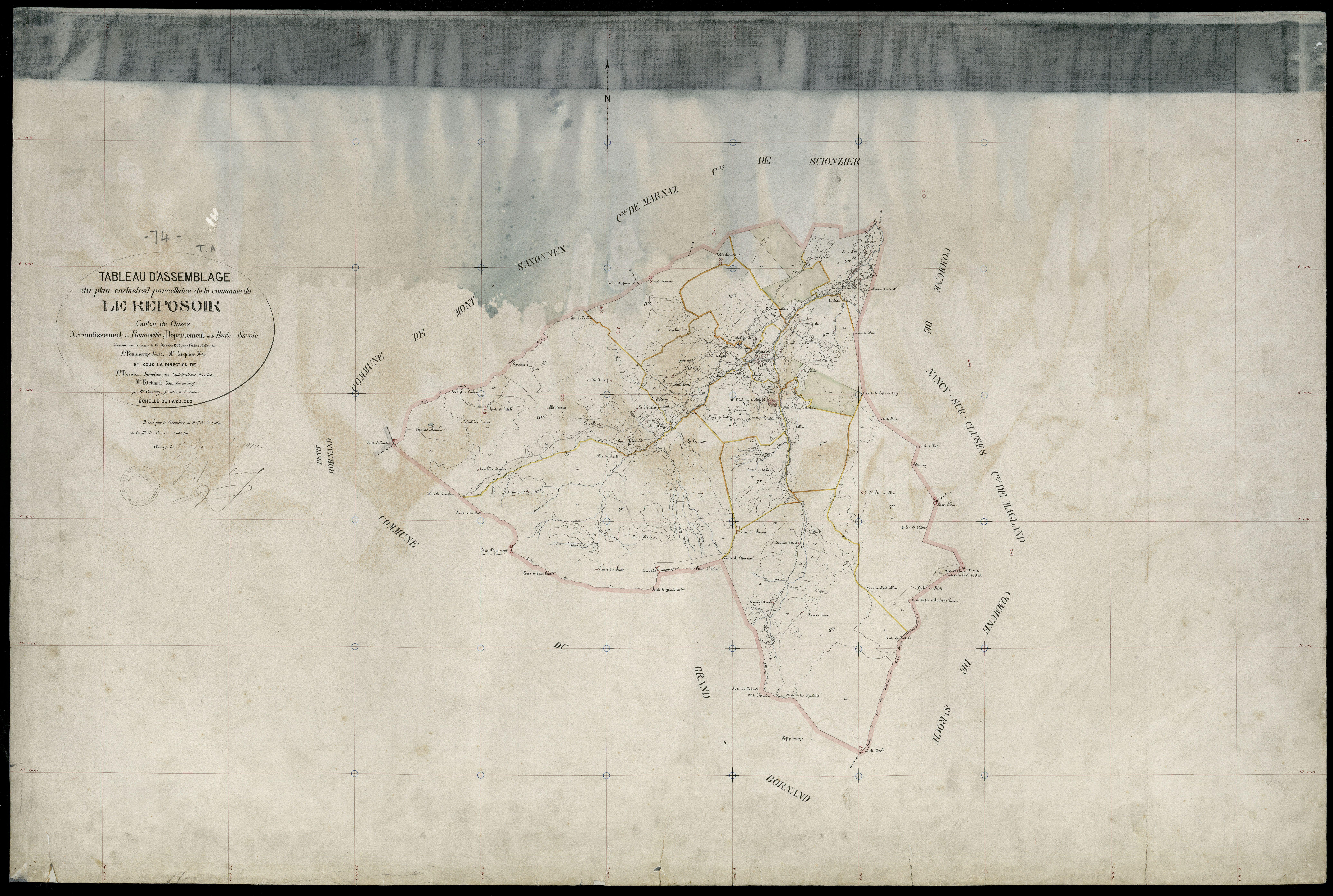Plan parcellaire - 1909
