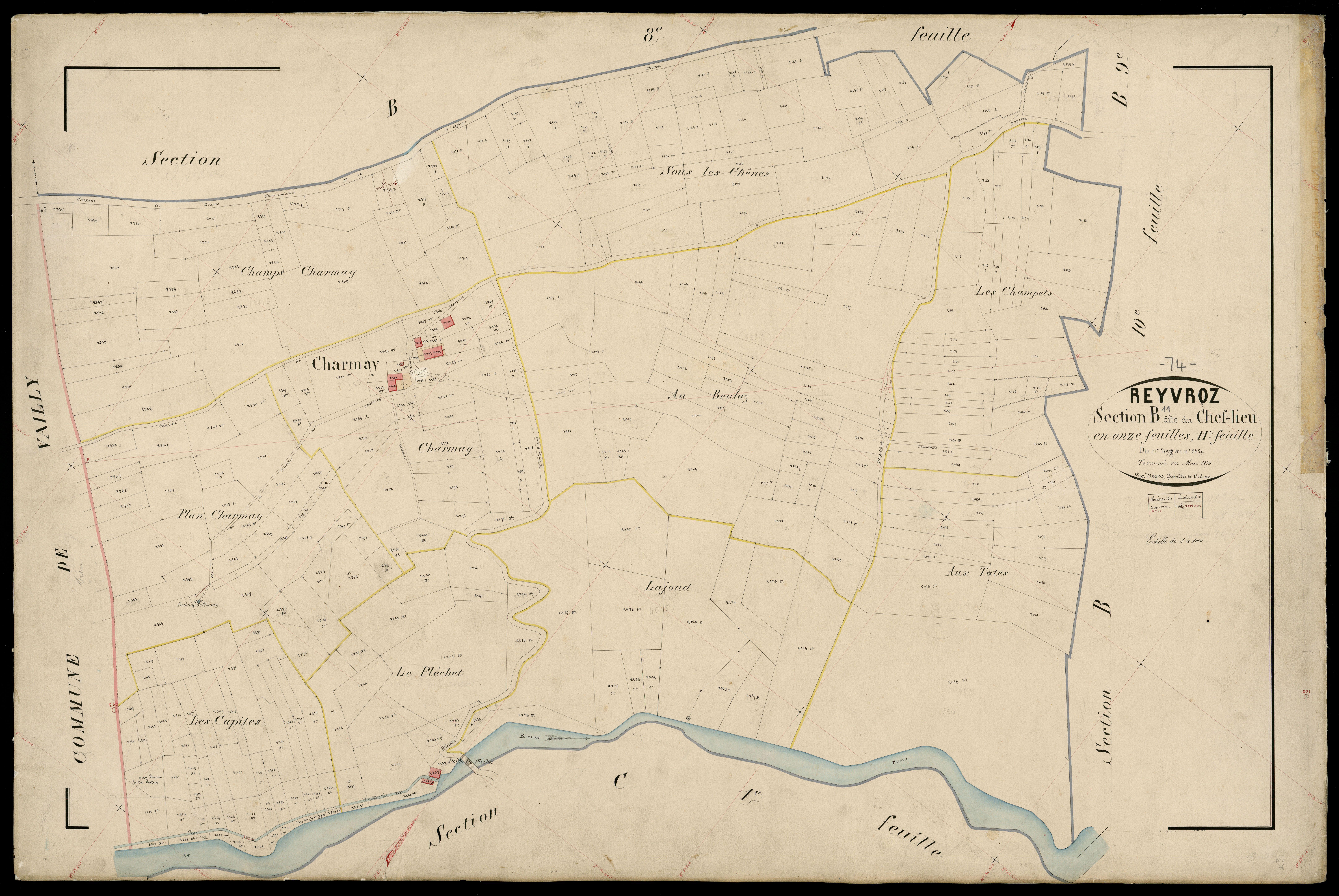Section C : Outre Brevon - 1873